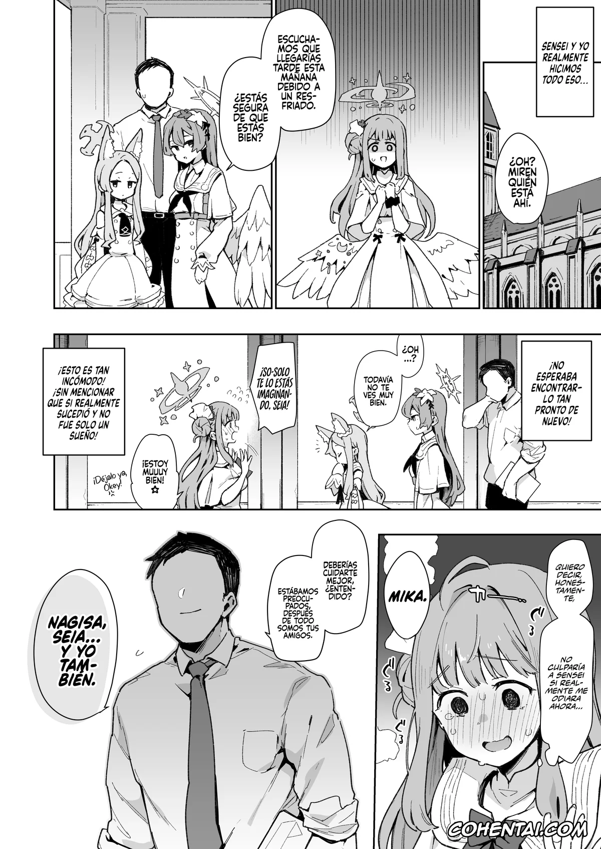 Blue Archive hentai, Mika Misono hentai, Sensei hentai, Waruiko Mika wa Oshiokisaretai (Blue Archive), pagina 9