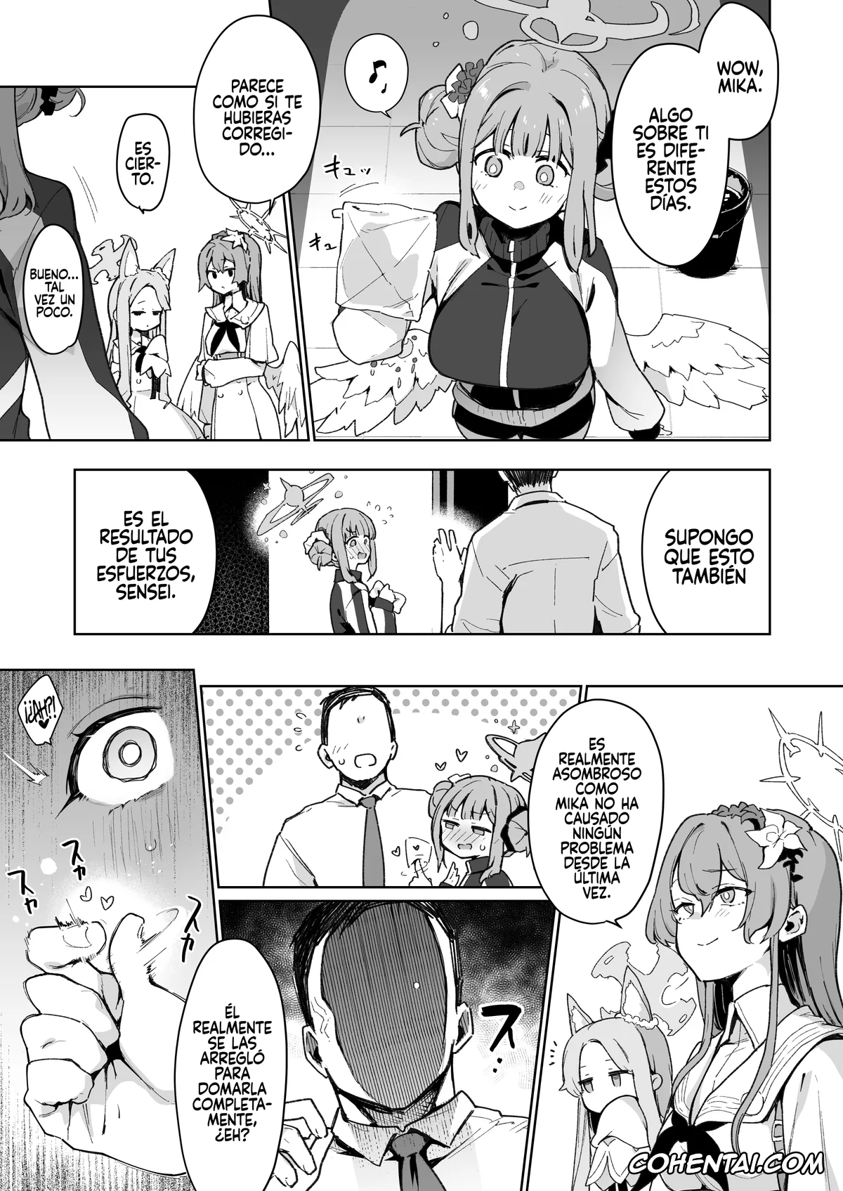 Blue Archive hentai, Mika Misono hentai, Sensei hentai, Waruiko Mika wa Oshiokisaretai (Blue Archive), pagina 24
