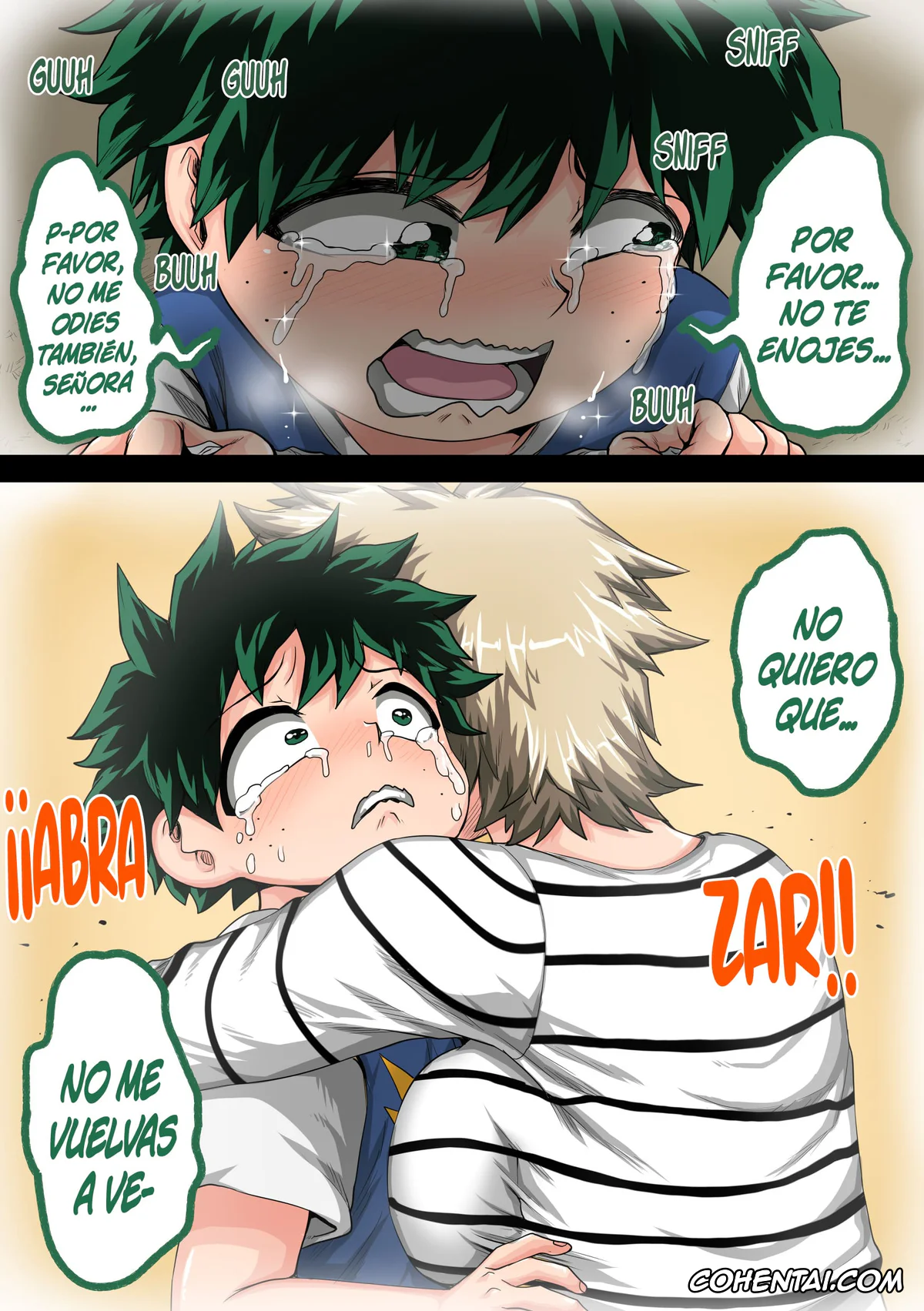 My Hero Academia | Boku No Hero Academia xxx, Izuku Midoriya xxx, Mitsuki Bakugou xxx, Boku no Harem Academia Cap. 7.3 «Bakugou Mama to no Natsuyasumi Kouhen Ge» (Boku no Hero Academia), pagina 46