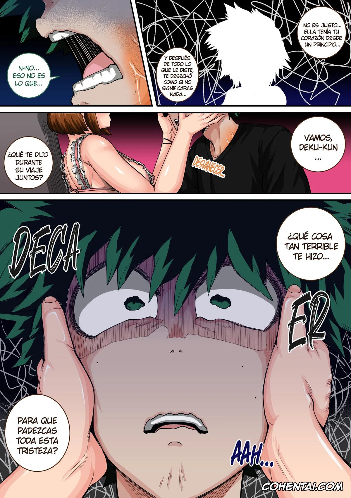 My Hero Academia | Boku No Hero Academia xxx, Izuku Midoriya xxx, Mitsuki Bakugou xxx, Boku no Harem Academia Cap. 7.3 «Bakugou Mama to no Natsuyasumi Kouhen Ge» (Boku no Hero Academia), pagina 73