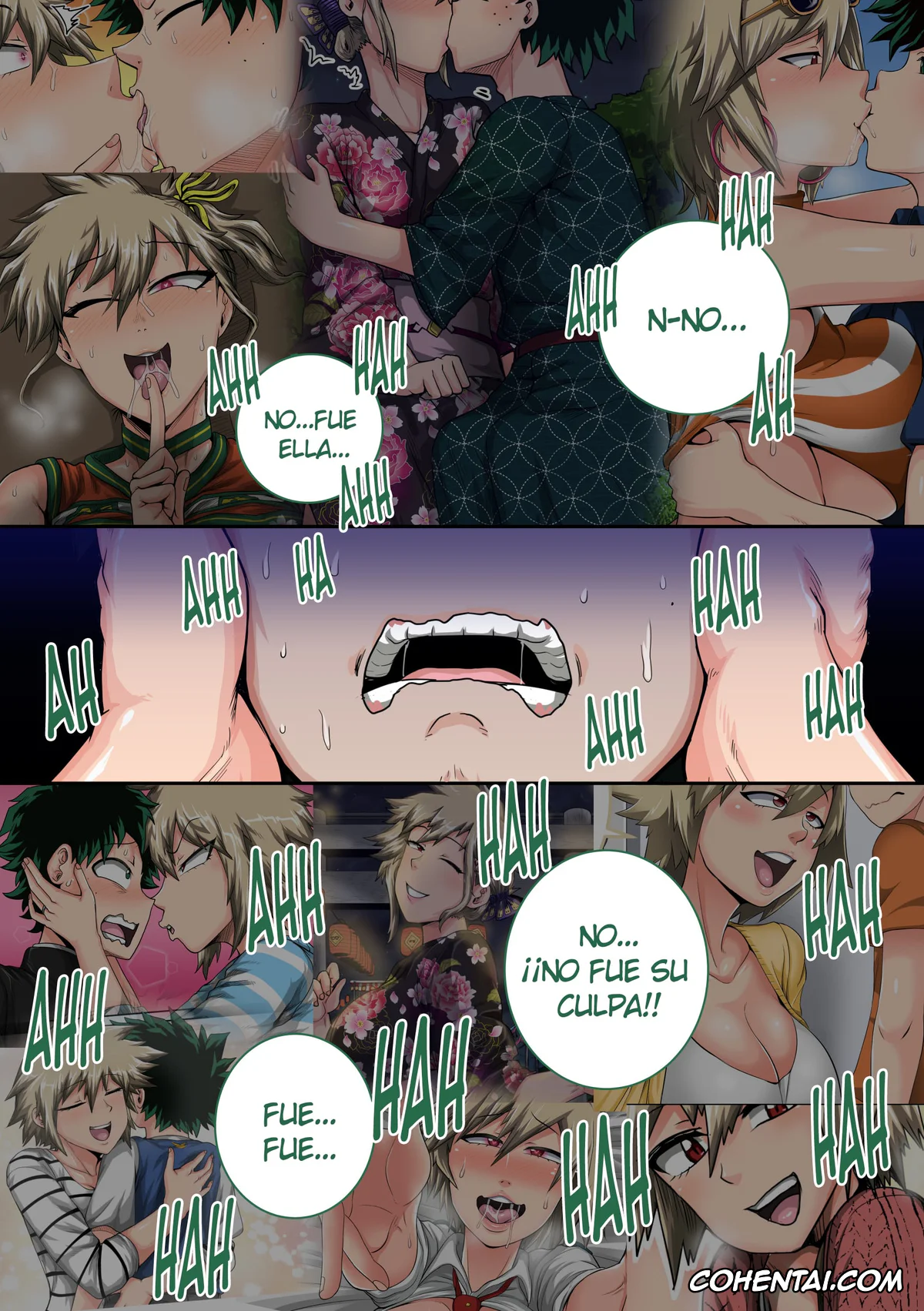 My Hero Academia | Boku No Hero Academia porno, Izuku Midoriya porno, Mitsuki Bakugou porno, Boku no Harem Academia Cap. 7.3 «Bakugou Mama to no Natsuyasumi Kouhen Ge» (Boku no Hero Academia), pagina 74