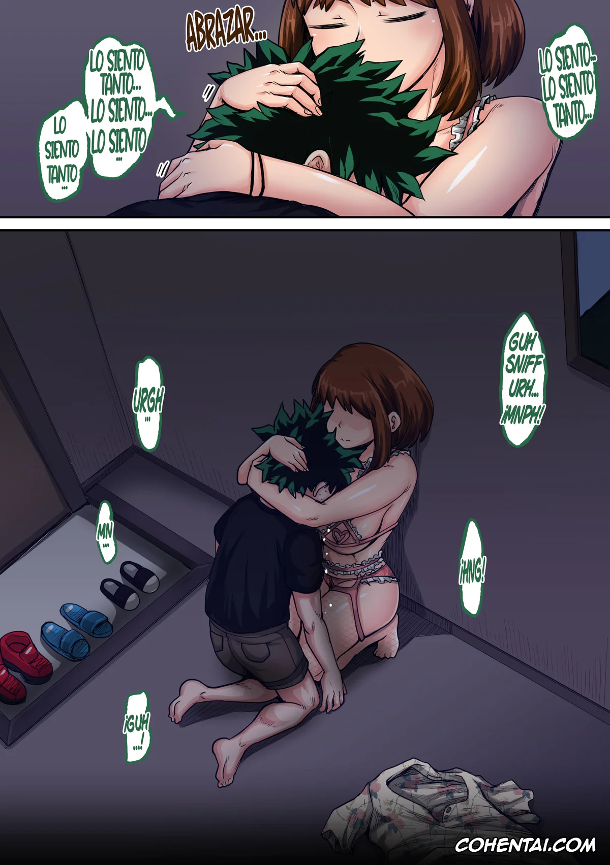 My Hero Academia | Boku No Hero Academia xxx, Izuku Midoriya xxx, Mitsuki Bakugou xxx, Boku no Harem Academia Cap. 7.3 «Bakugou Mama to no Natsuyasumi Kouhen Ge» (Boku no Hero Academia), pagina 79