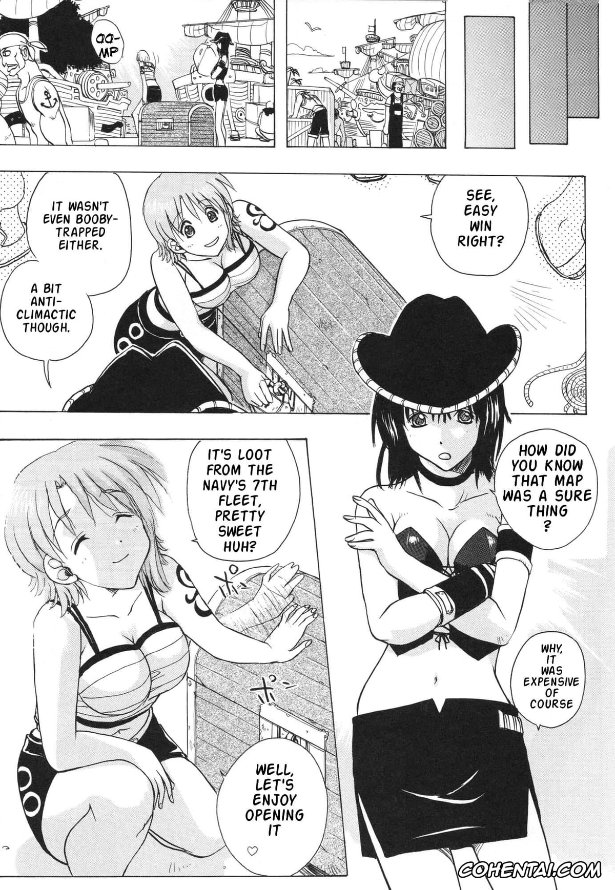 One Piece xxx, Nami xxx, Nico Robin xxx, Nami to Robin no I Love Piece (One Piece), pagina 4