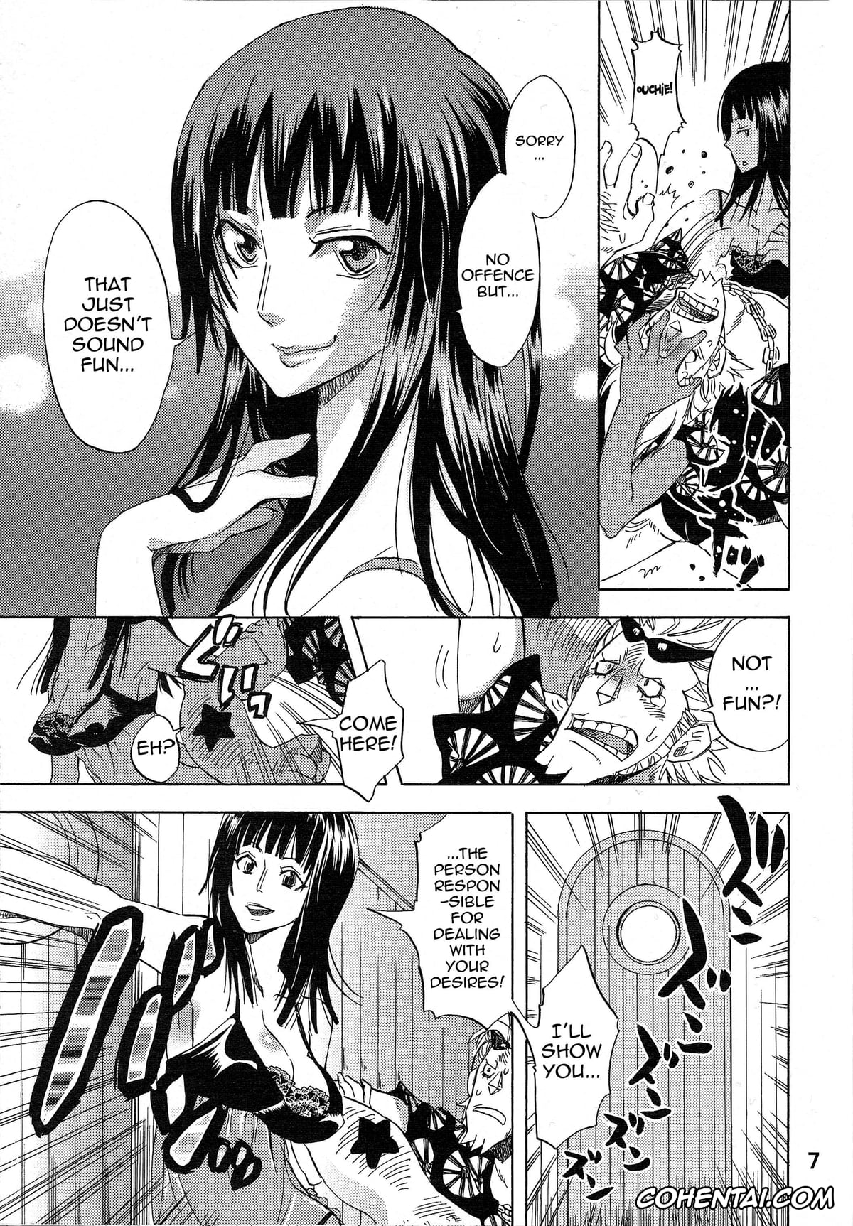 One Piece hentai, Franky hentai, Nami hentai, Nico Robin hentai, Roronoa Zoro hentai, Yokujou Rensa ~Nami Ver.~ (One Piece), pagina 6