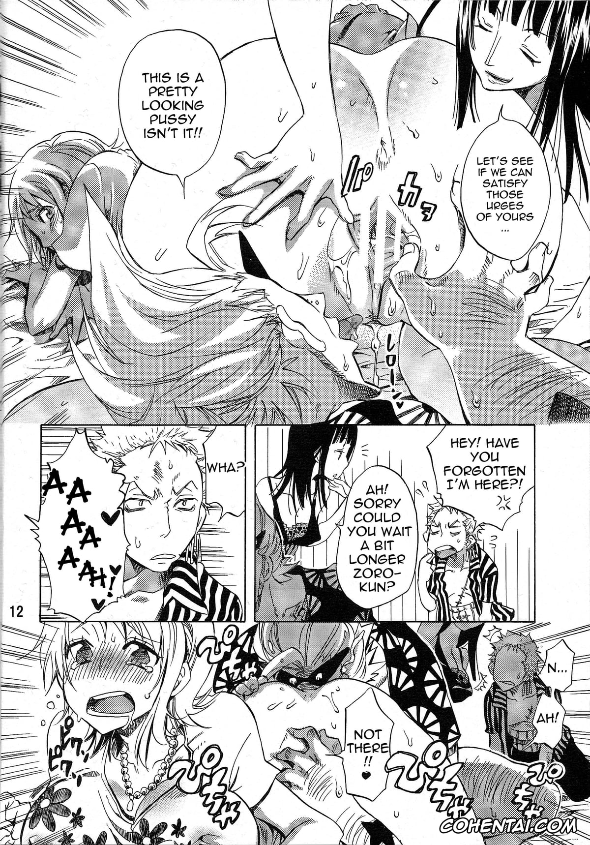 One Piece porno, Franky porno, Nami porno, Nico Robin porno, Roronoa Zoro porno, Yokujou Rensa ~Nami Ver.~ (One Piece), pagina 11
