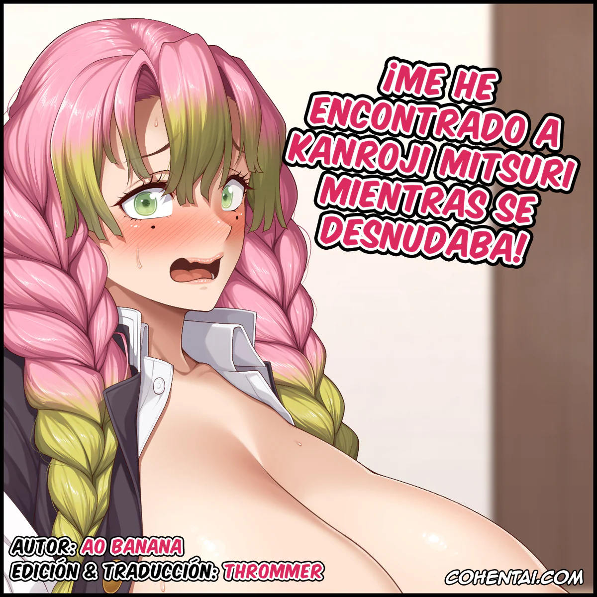 Kimetsu No Yaiba | Demon Slayer xxx, Mitsuri Kanroji xxx, ¡Me he encontrado a Kanroji Mitsuri mientras se desnudaba! (Futanari Sabun mo Arimasu) (Kimetsu no Yaiba), pagina 1