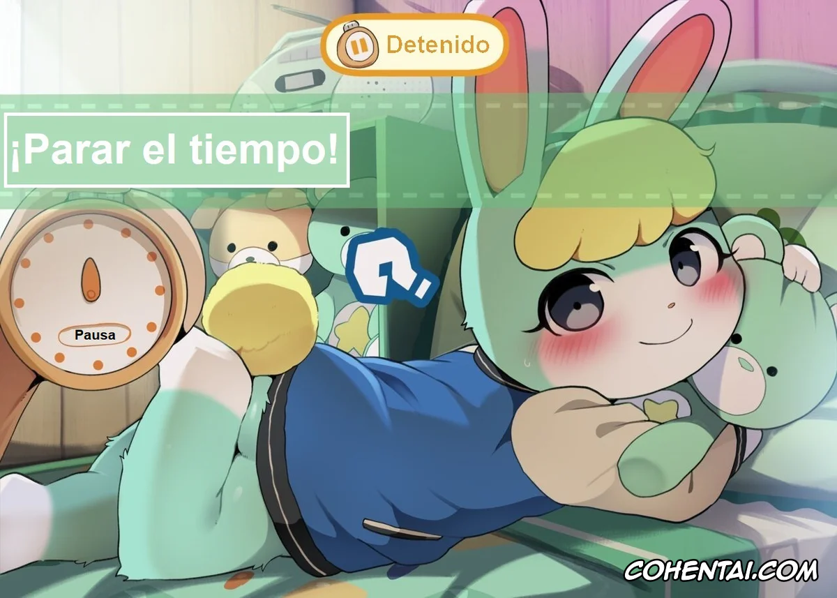 Animal Crossing xxx, Sasha xxx, Kawaii Usagi Shiri Jikan Teishi (Animal Crossing), pagina 1
