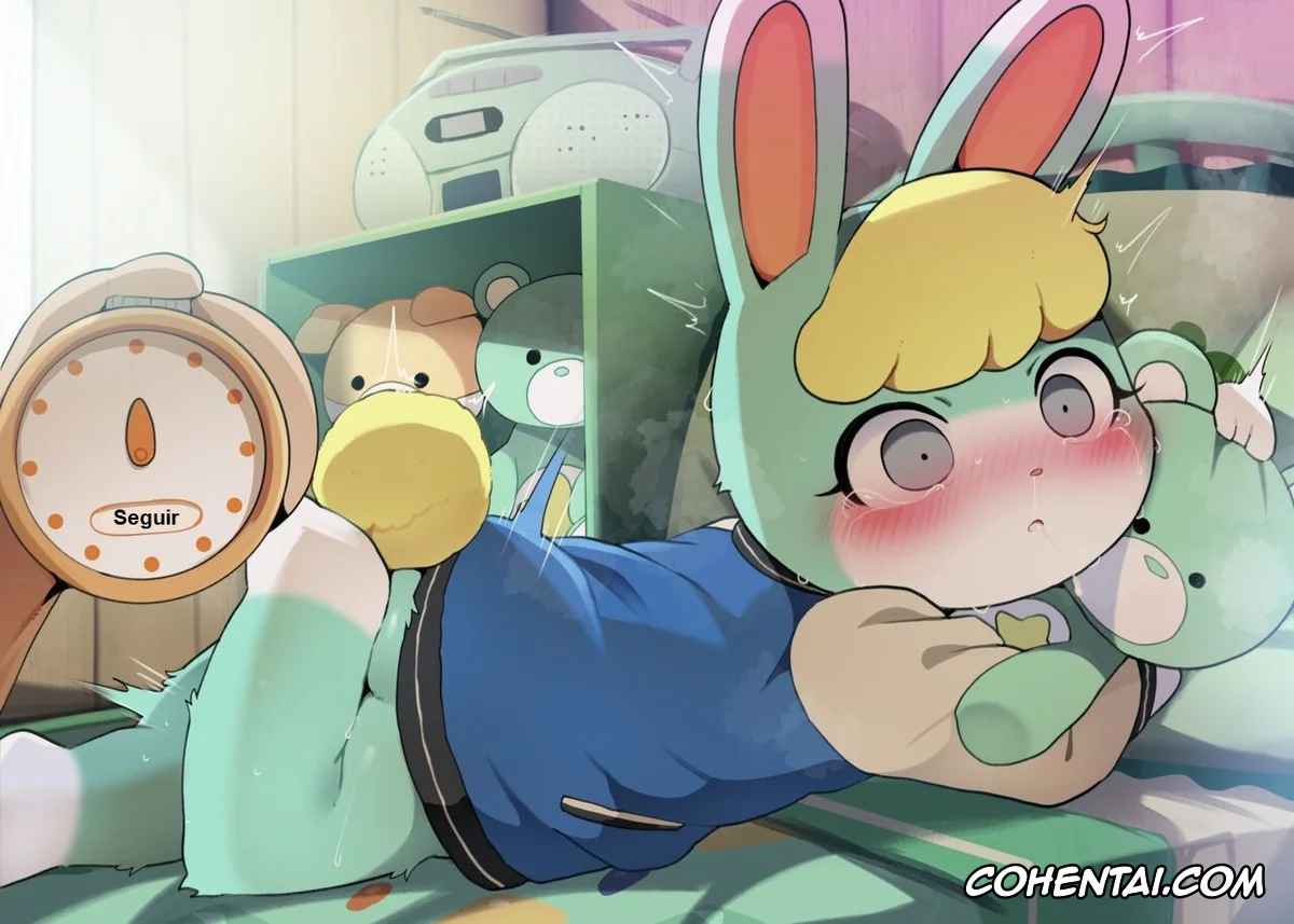 Animal Crossing hentai, Sasha hentai, Kawaii Usagi Shiri Jikan Teishi (Animal Crossing), pagina 12