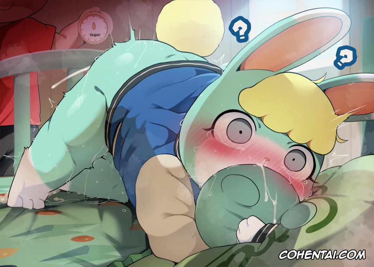 Animal Crossing porno, Sasha porno, Kawaii Usagi Shiri Jikan Teishi (Animal Crossing), pagina 14