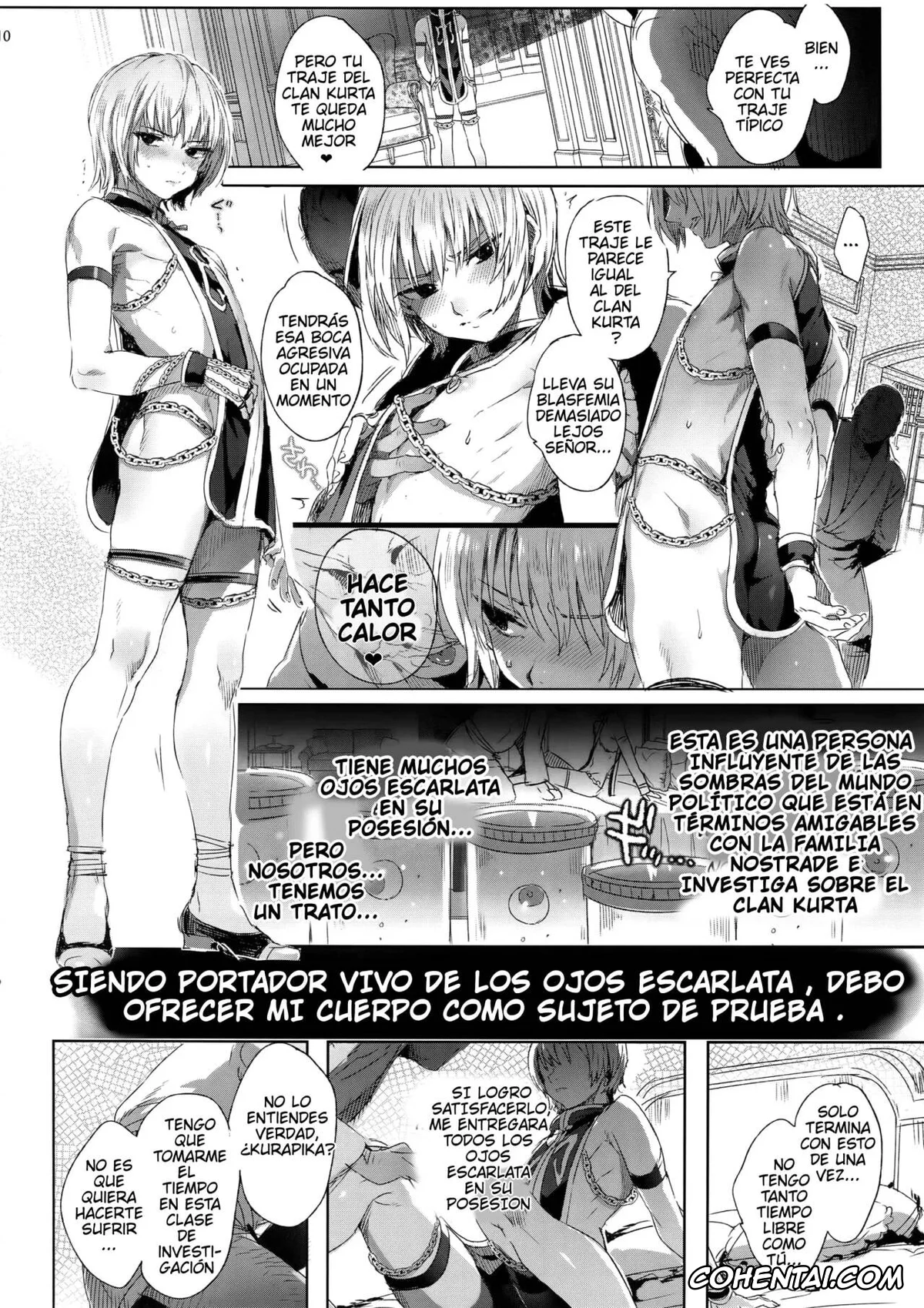 HUNTER x HUNTER hentai, Kurapika hentai, Hedo no Deru Gesu-domo no Kouyuuroku (Hunter x Hunter), pagina 9