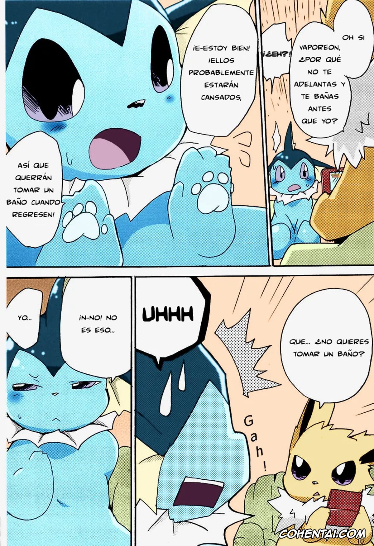 Pokemon | Pocket Monsters porno, Jolteon porno, Vaporeon porno, ¡Plan épico para un baño emocionante! (Pokémon), pagina 5