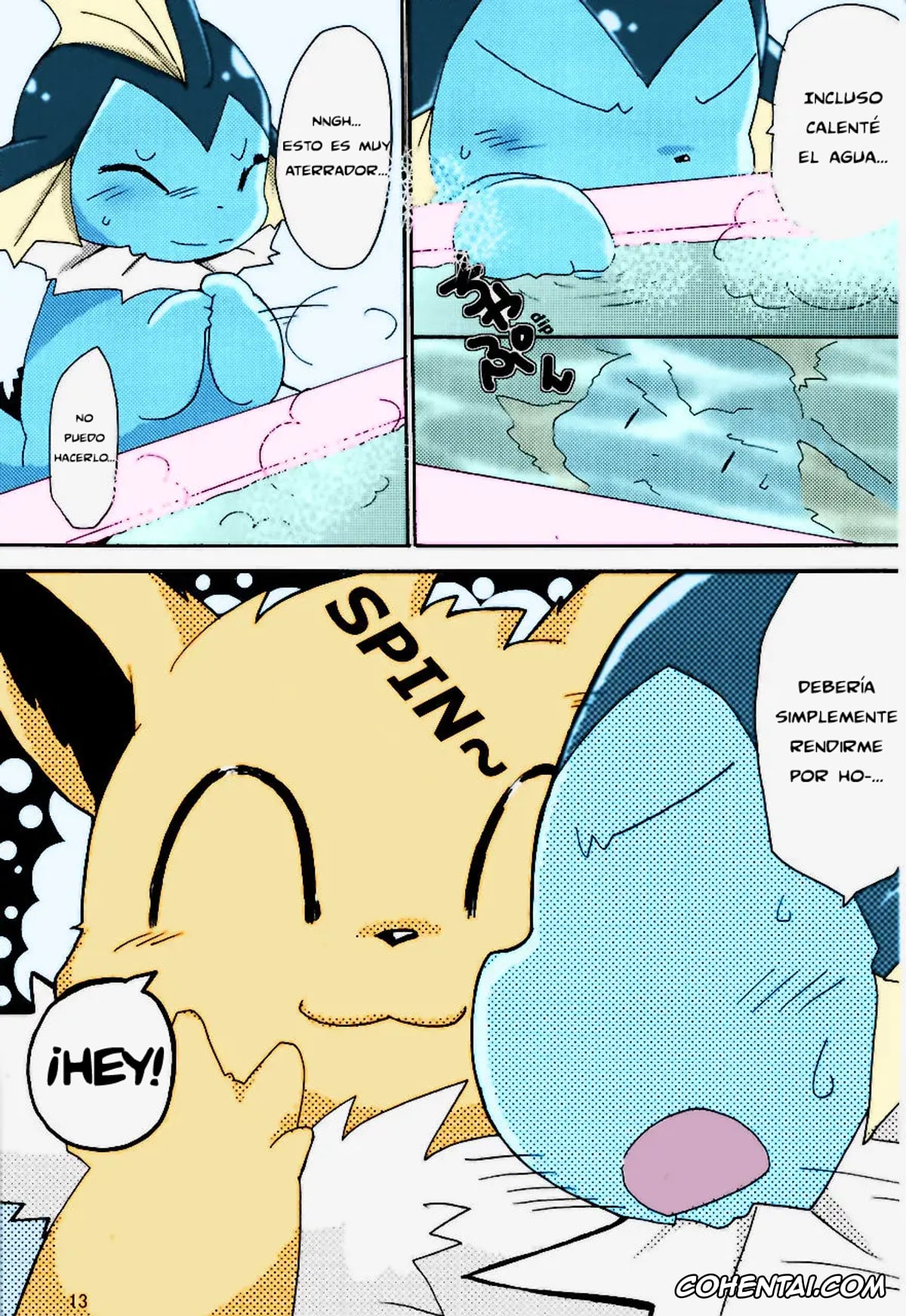 Pokemon | Pocket Monsters porno, Jolteon porno, Vaporeon porno, ¡Plan épico para un baño emocionante! (Pokémon), pagina 8