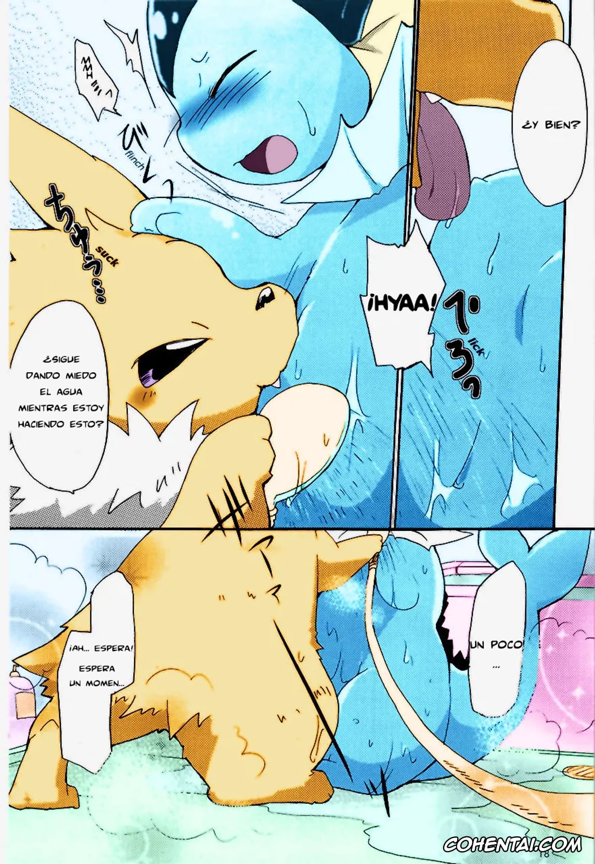 Pokemon | Pocket Monsters xxx, Jolteon xxx, Vaporeon xxx, ¡Plan épico para un baño emocionante! (Pokémon), pagina 13