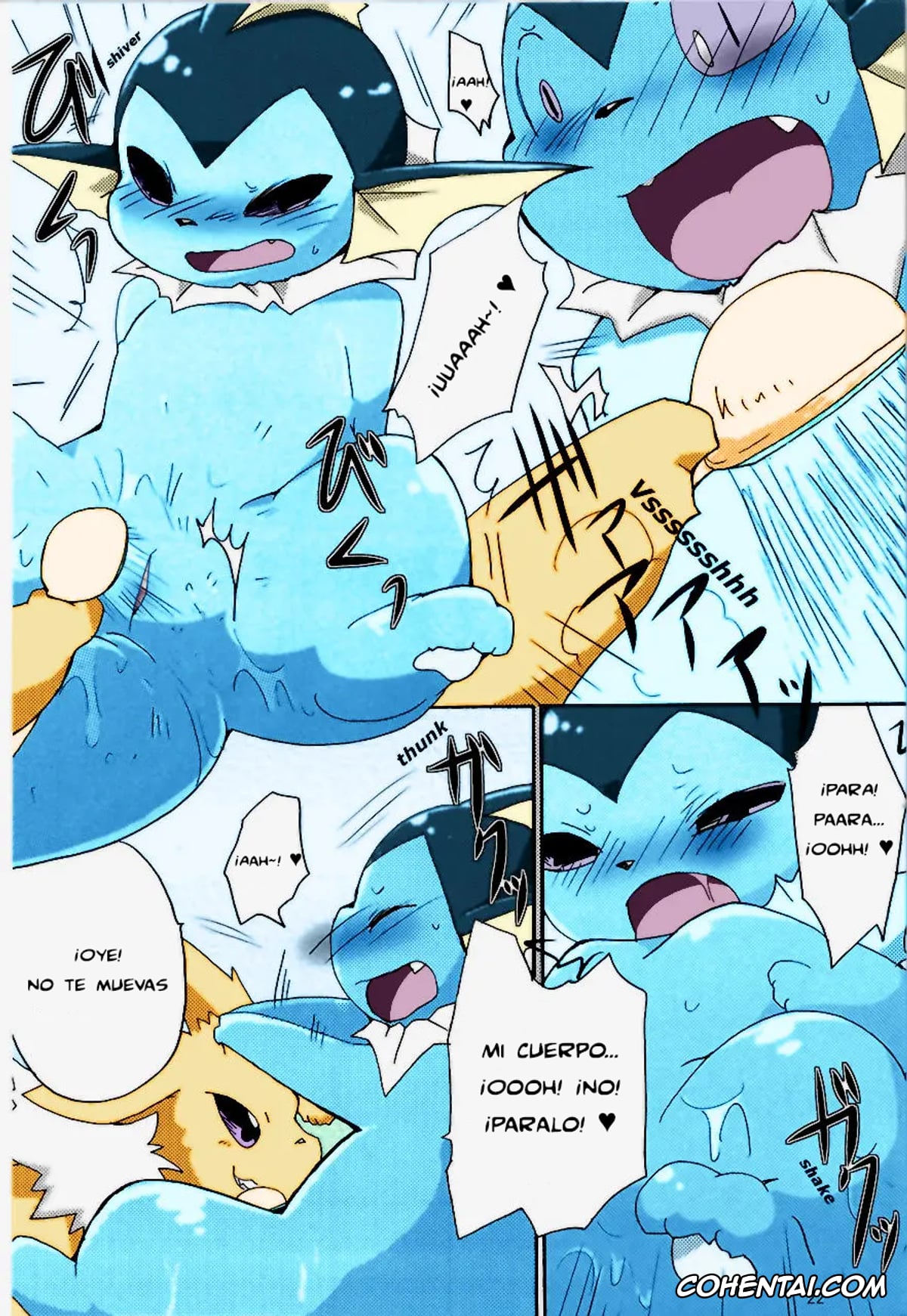 Pokemon | Pocket Monsters porno, Jolteon porno, Vaporeon porno, ¡Plan épico para un baño emocionante! (Pokémon), pagina 17