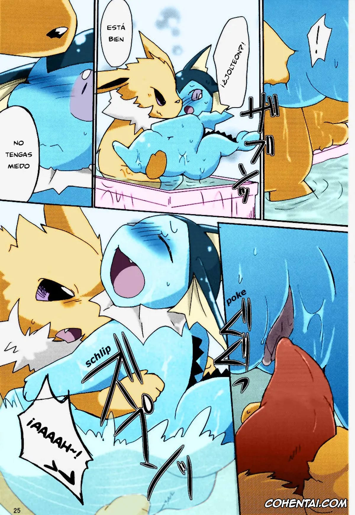 Pokemon | Pocket Monsters porno, Jolteon porno, Vaporeon porno, ¡Plan épico para un baño emocionante! (Pokémon), pagina 20