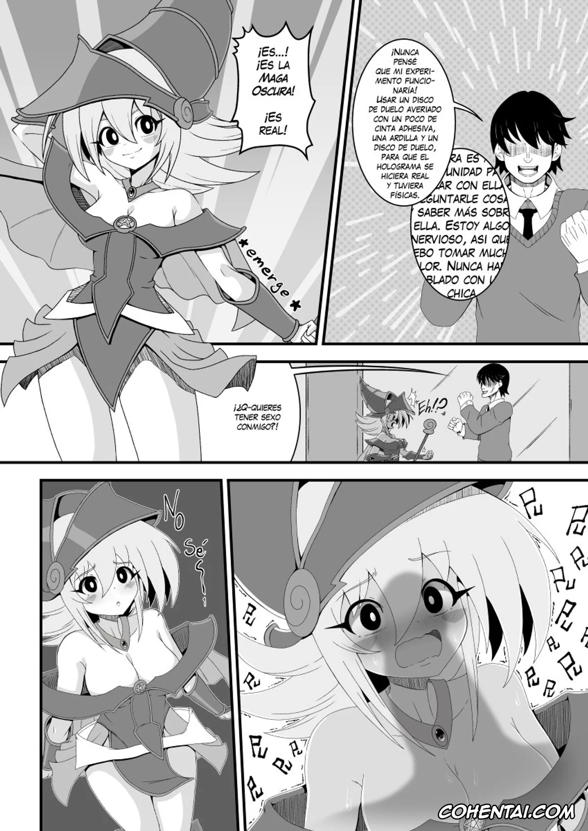 Yu-Gi-Oh! hentai, Dark Magician Girl hentai, «Dark Magician Girl» in Our World (Yu-Gi-Oh!), pagina 3