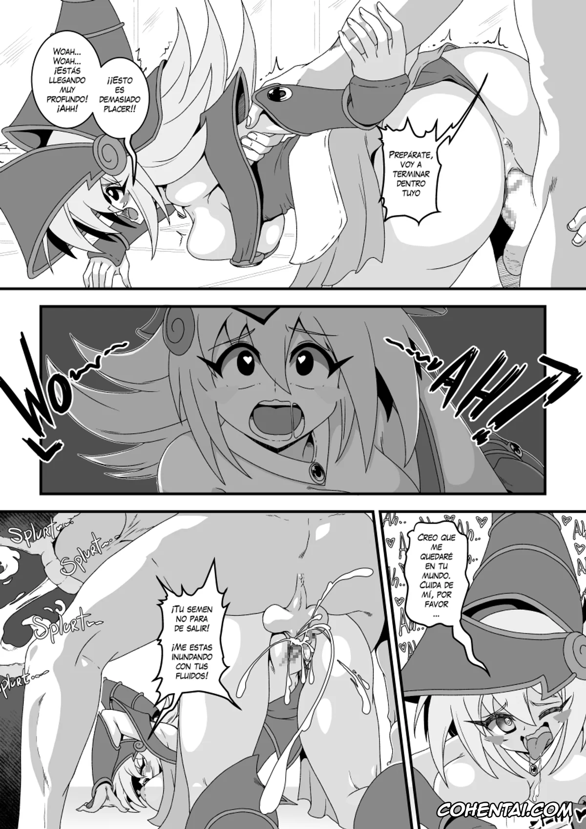 Yu-Gi-Oh! porno, Dark Magician Girl porno, «Dark Magician Girl» in Our World (Yu-Gi-Oh!), pagina 5