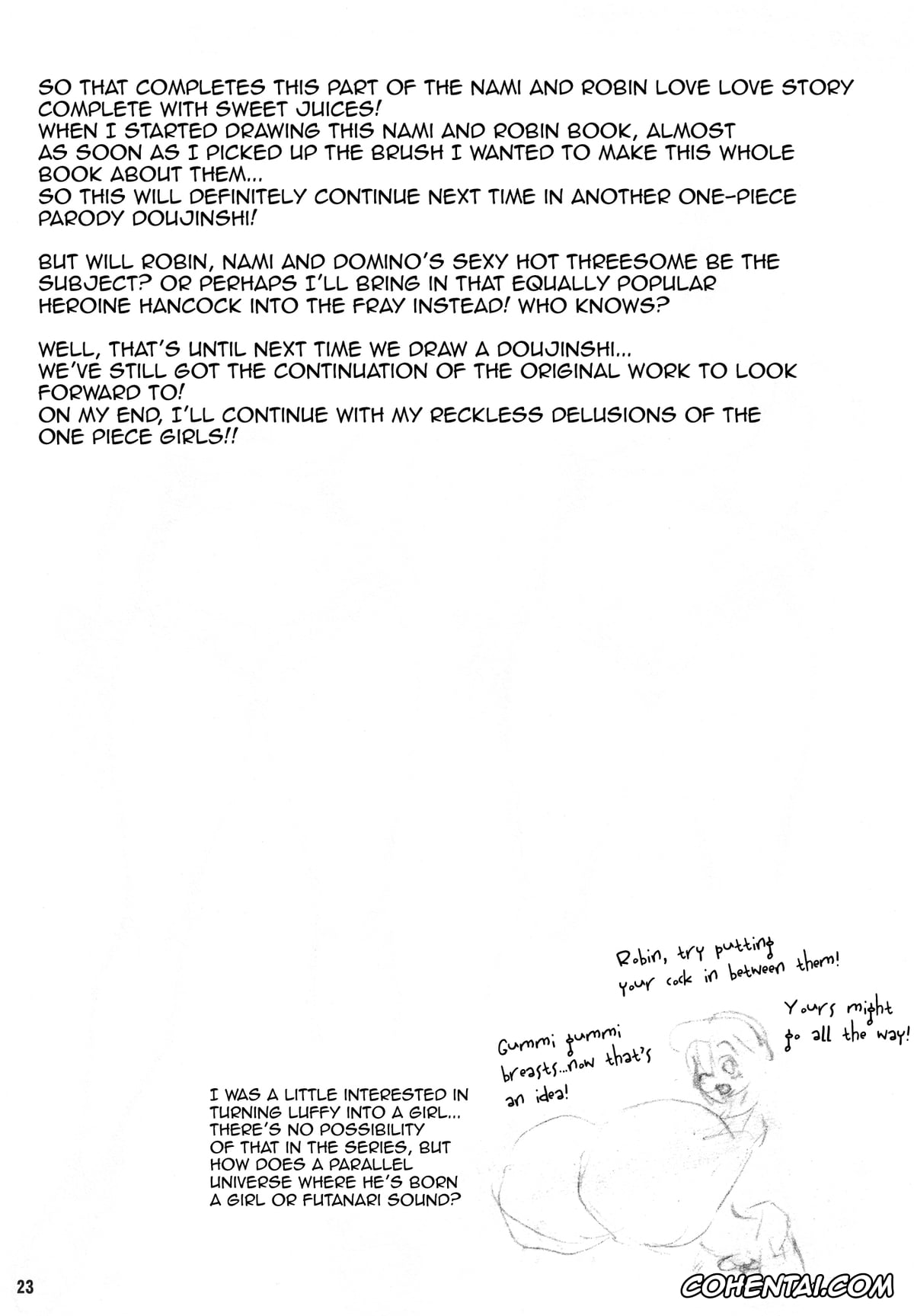 One Piece hentai, Nami hentai, Nico Robin hentai, Midarezaki Joshuu Kaizoku 2 -Robin to Nami no Love Love Mitsu Shibori hen- (One Piece), pagina 21