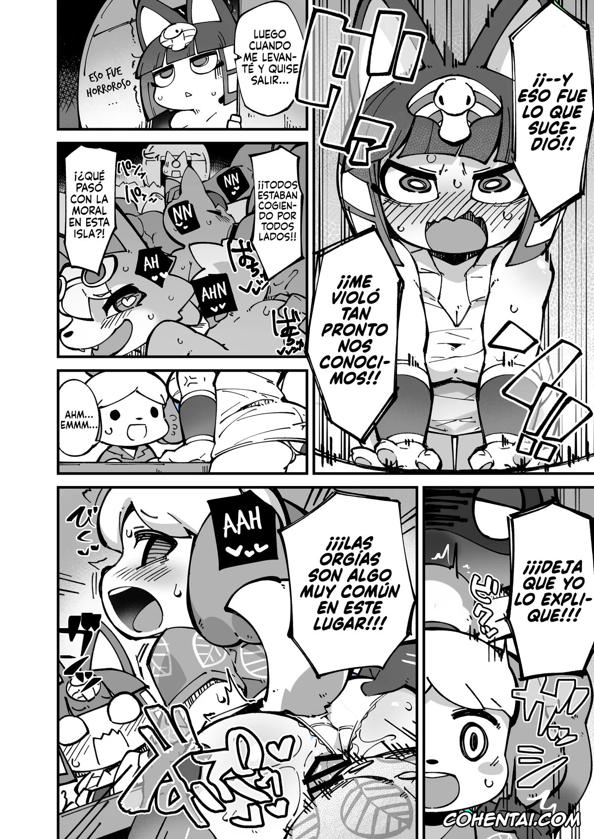 Animal Crossing porno, Ankha porno, Villager porno, Soku Hame!! Mesukemo no Mori (Animal Crossing), pagina 8