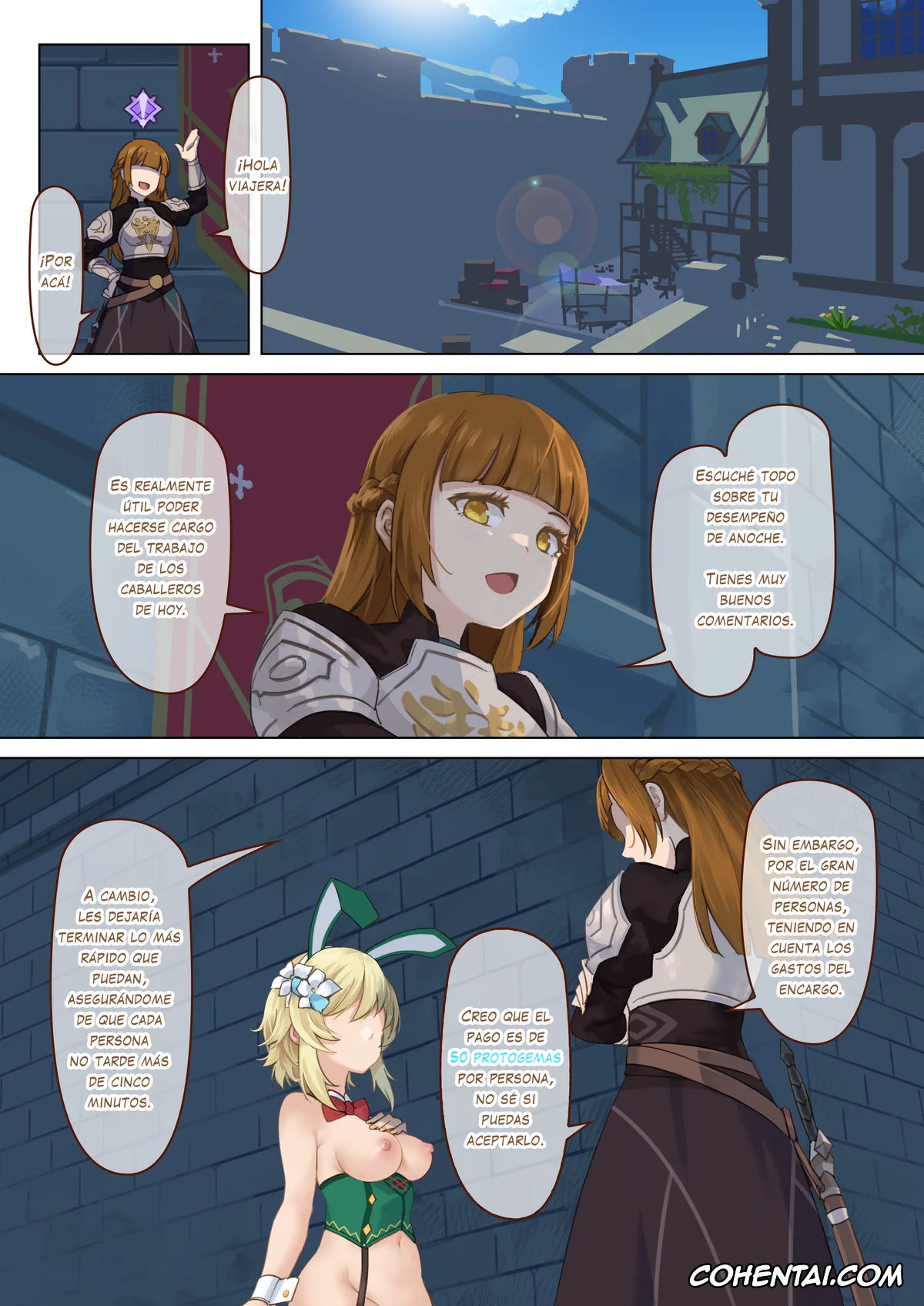 Genshin Impact xxx, Lumine xxx, Mondstadt Spring Festival Act 2 Interlude (Genshin Impact), pagina 1