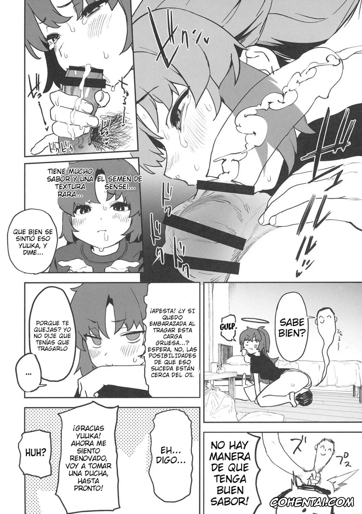 Blue Archive hentai, Sensei hentai, Yuuka Hayase hentai, Shimi Ase Yuuka no Mure Momo Manko (Blue Archive), pagina 12