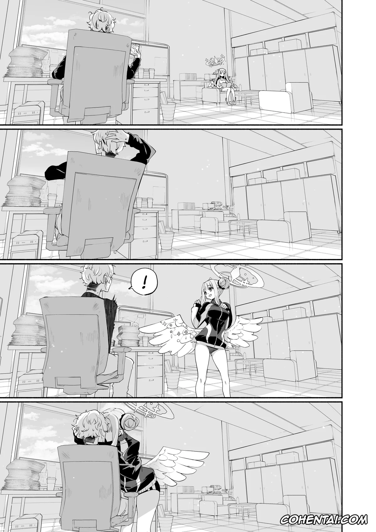 Blue Archive hentai, Mika Misono hentai, Sensei hentai, Hoshi no Izumi wa Amai Yuuwaku (Blue Archive), pagina 24