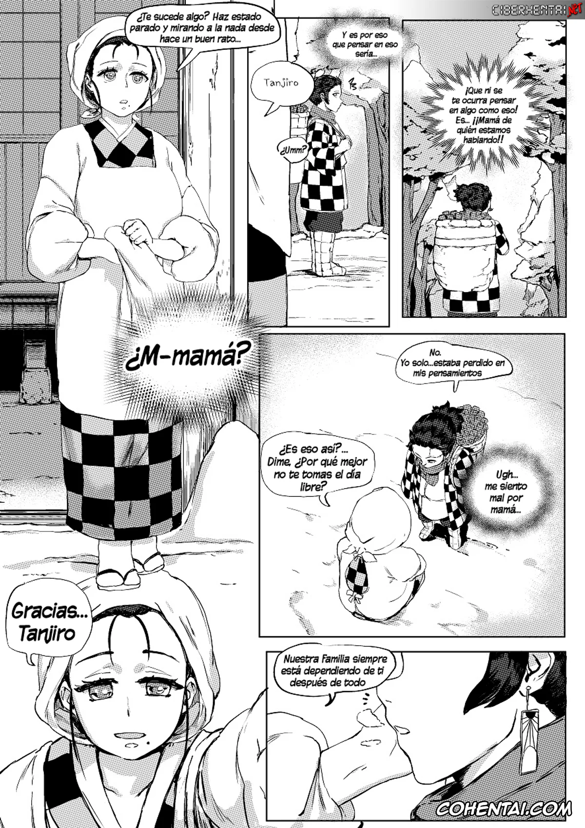 Kimetsu No Yaiba | Demon Slayer hentai, Kie Kamado hentai, Tanjirou Kamado hentai, Haha to Watashi (jou) (Kimetsu no Yaiba), pagina 12