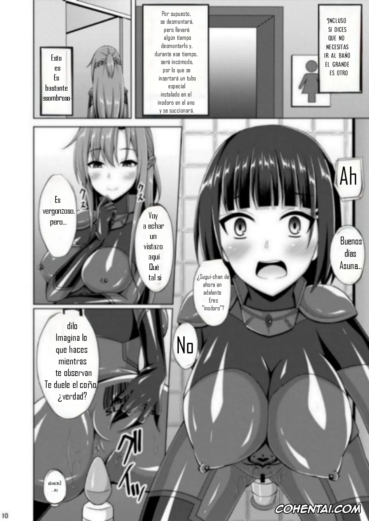 Sword Art Online hentai, Asuna Yuuki hentai, Shino Asada | Sinon hentai, Kanojo no Midara na Nichijou wa Owaranai… (Sword Art Online), pagina 9