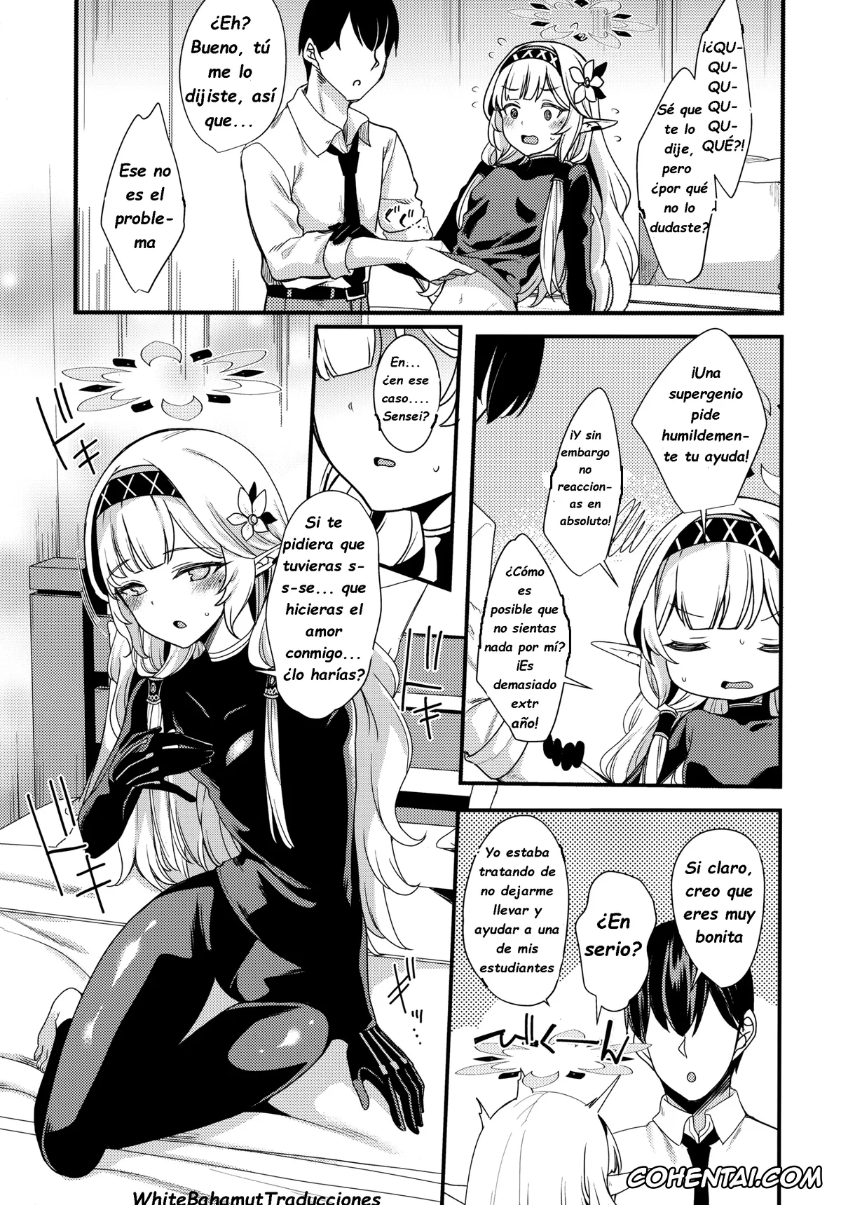 Blue Archive hentai, Himari Akeboshi hentai, Sensei hentai, Aru Hi no Chou Tensai Ecchi Kei Byoujaku Bishoujo Hacker (Blue Archive), pagina 6