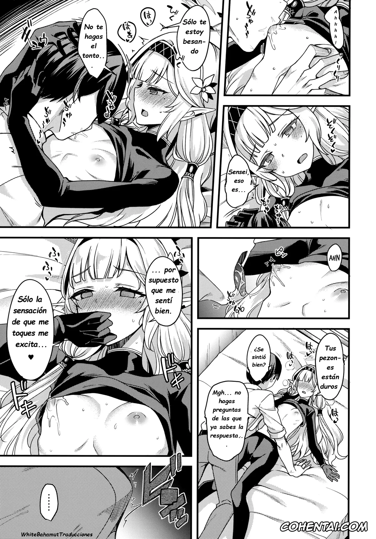 Blue Archive porno, Himari Akeboshi porno, Sensei porno, Aru Hi no Chou Tensai Ecchi Kei Byoujaku Bishoujo Hacker (Blue Archive), pagina 8