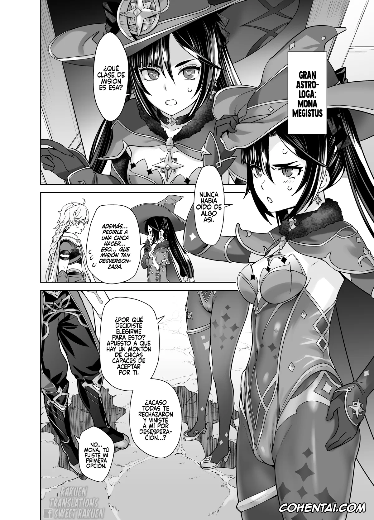 Genshin Impact porno, Aether porno, Mona Megistus porno, Isshou ni Ichido no Rare Daily (Genshin Impact), pagina 5