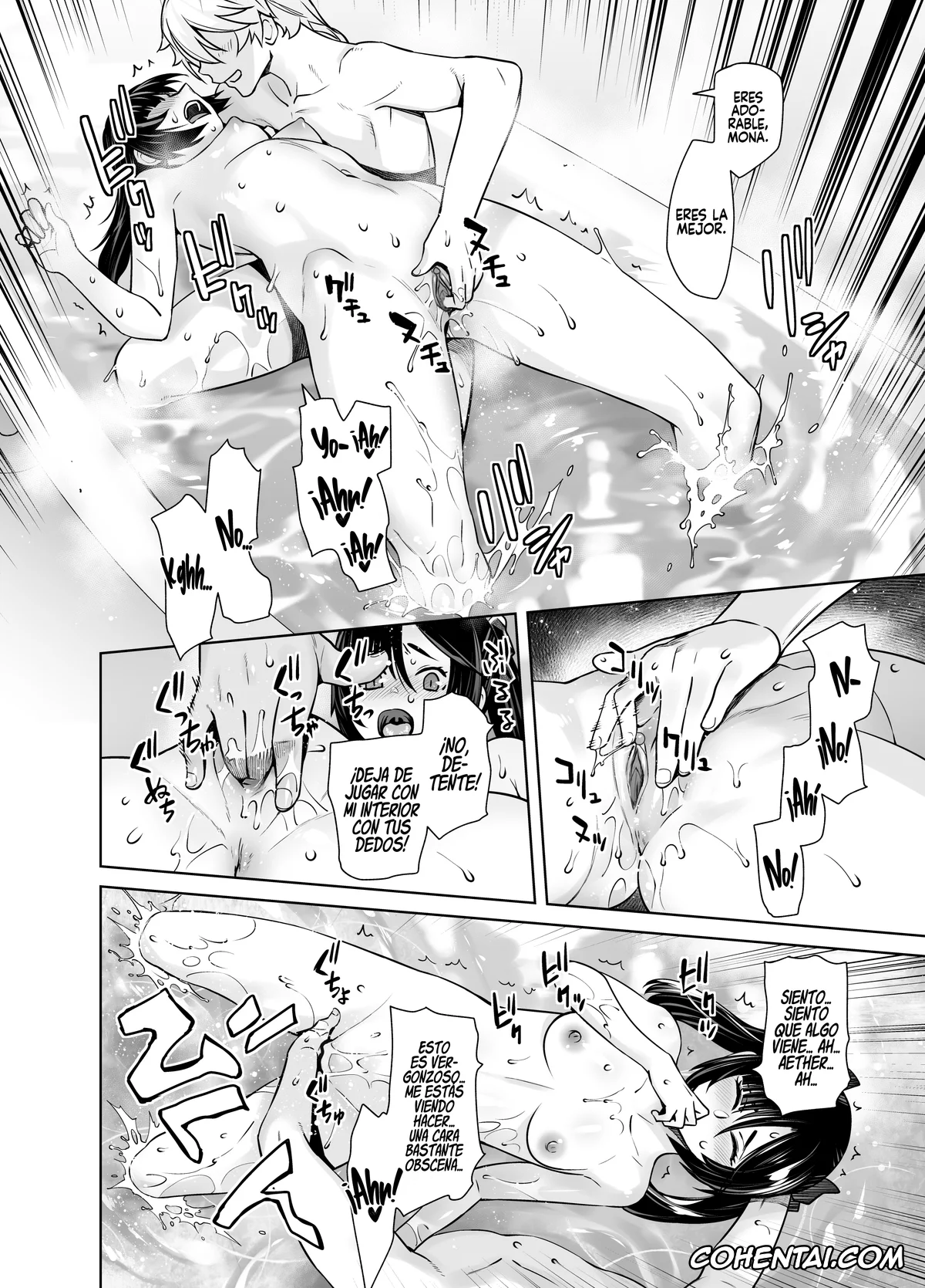Genshin Impact hentai, Aether hentai, Mona Megistus hentai, Isshou ni Ichido no Rare Daily (Genshin Impact), pagina 9