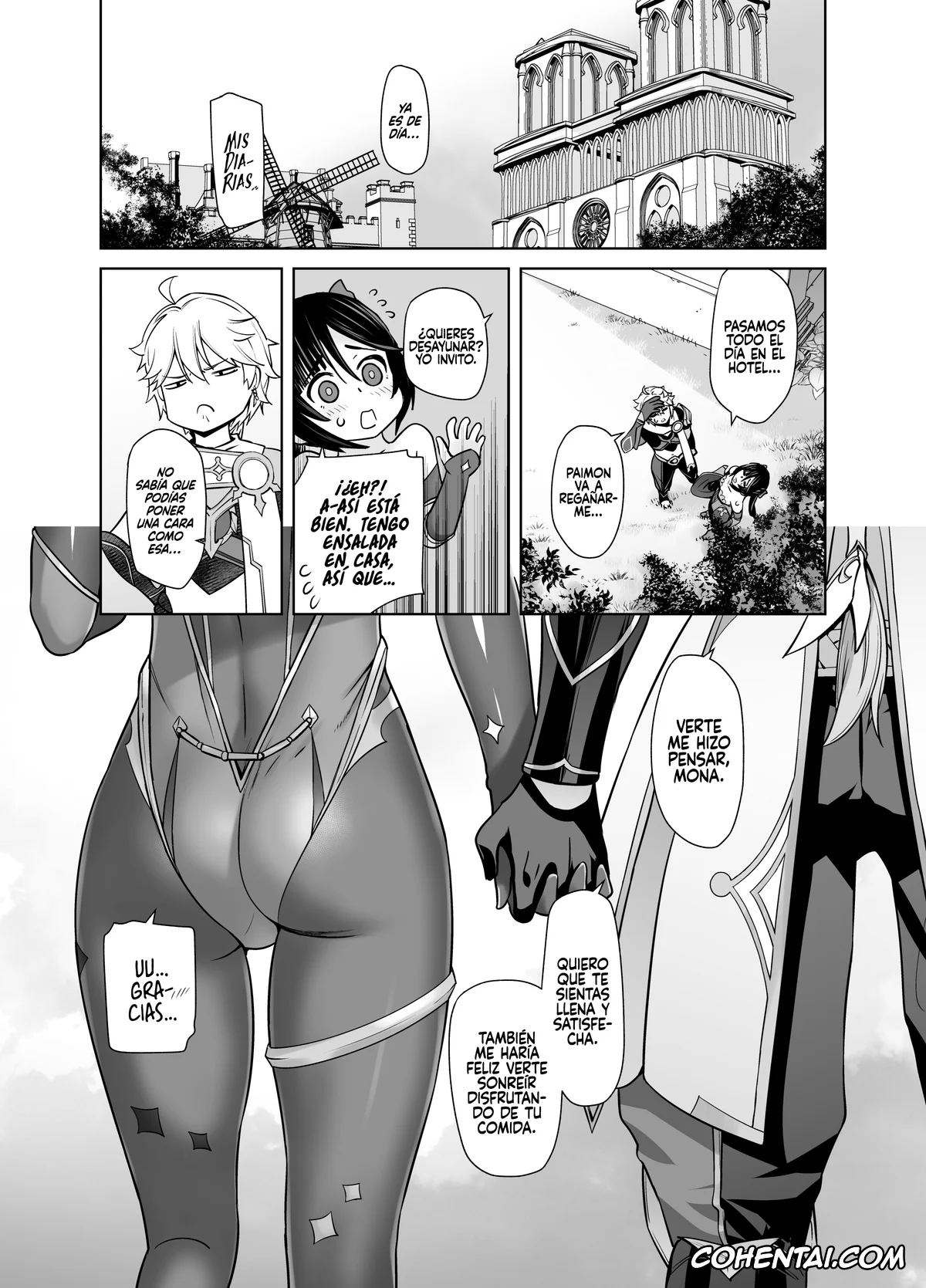 Genshin Impact xxx, Aether xxx, Mona Megistus xxx, Isshou ni Ichido no Rare Daily (Genshin Impact), pagina 25