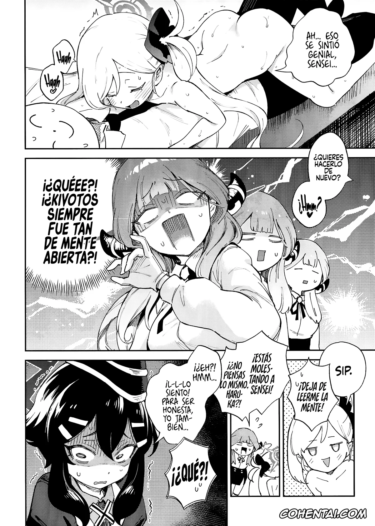 Blue Archive hentai, Aru Rikuhachima hentai, Haruka Igusa hentai, Mutsuki Asagi hentai, Sensei hentai, Sensei to Seito no Kankei tte Konna ni mo Open nanoo!? (Blue Archive), pagina 6