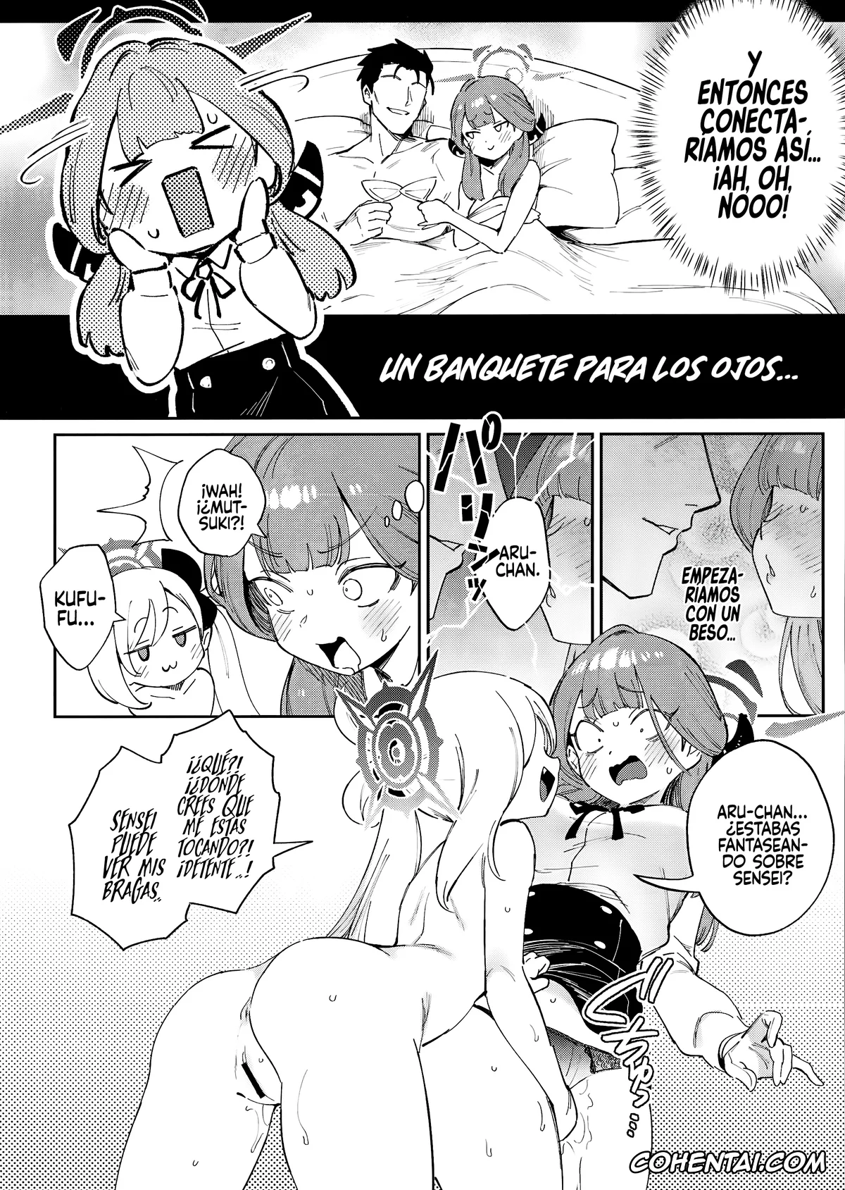 Blue Archive hentai, Aru Rikuhachima hentai, Haruka Igusa hentai, Mutsuki Asagi hentai, Sensei hentai, Sensei to Seito no Kankei tte Konna ni mo Open nanoo!? (Blue Archive), pagina 12