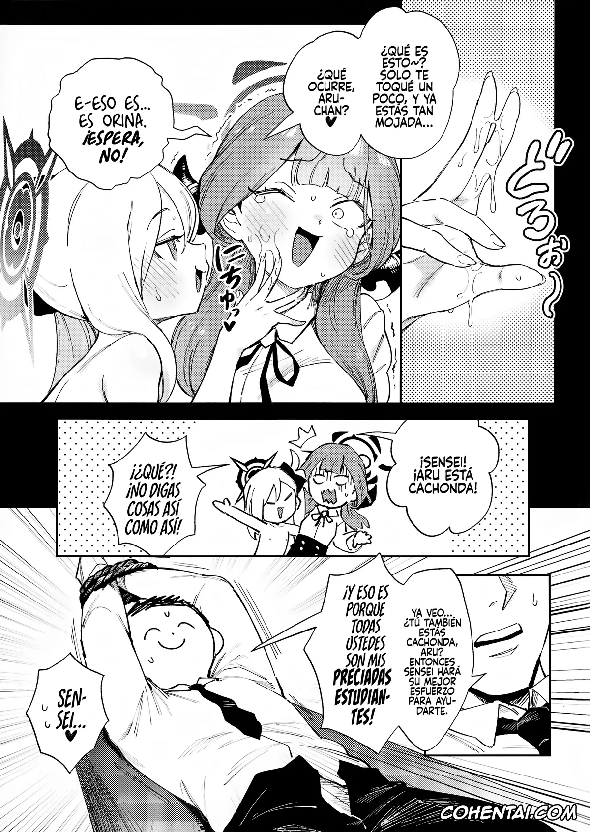 Blue Archive xxx, Aru Rikuhachima xxx, Haruka Igusa xxx, Mutsuki Asagi xxx, Sensei xxx, Sensei to Seito no Kankei tte Konna ni mo Open nanoo!? (Blue Archive), pagina 13