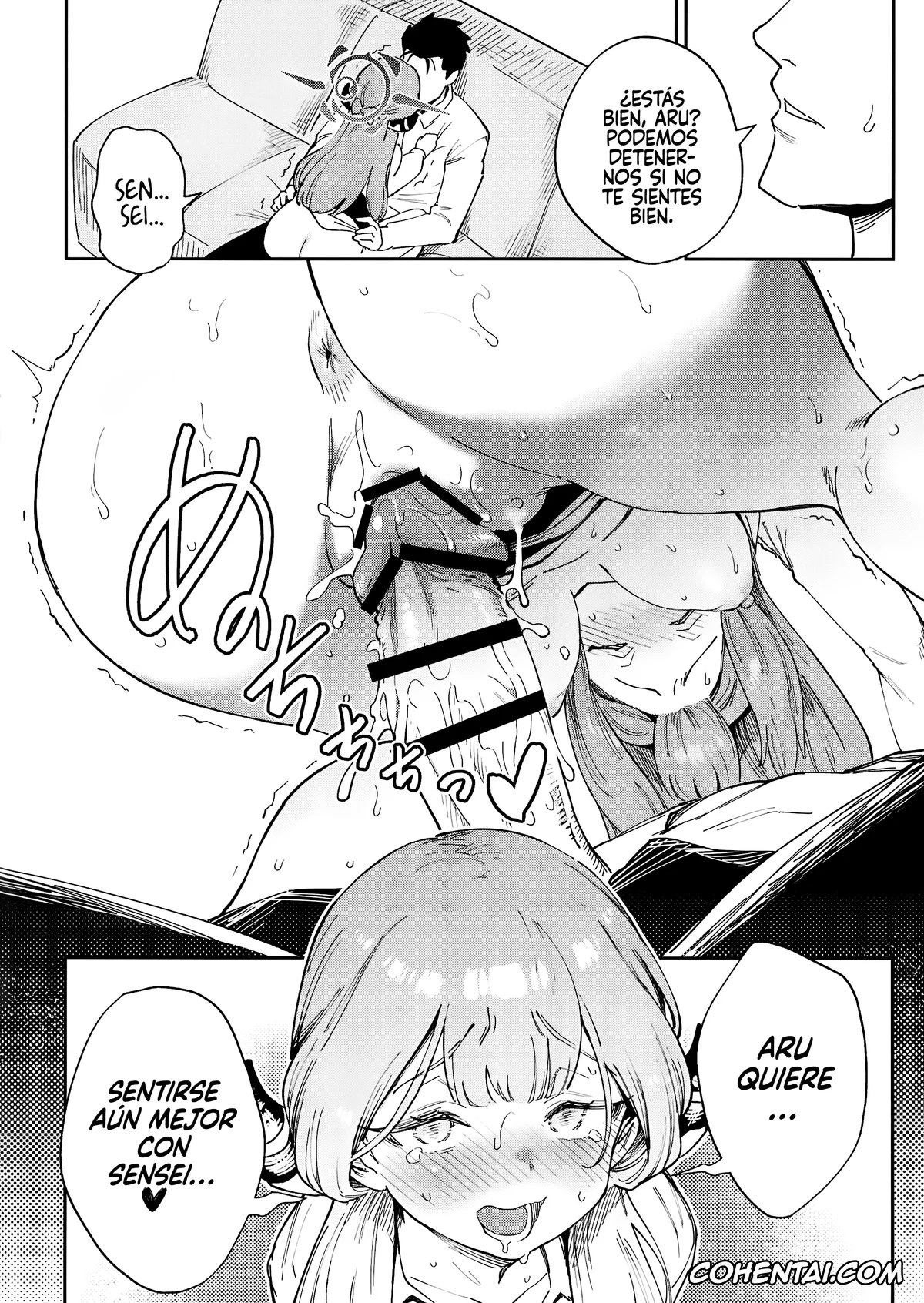 Blue Archive hentai, Aru Rikuhachima hentai, Haruka Igusa hentai, Mutsuki Asagi hentai, Sensei hentai, Sensei to Seito no Kankei tte Konna ni mo Open nanoo!? (Blue Archive), pagina 18