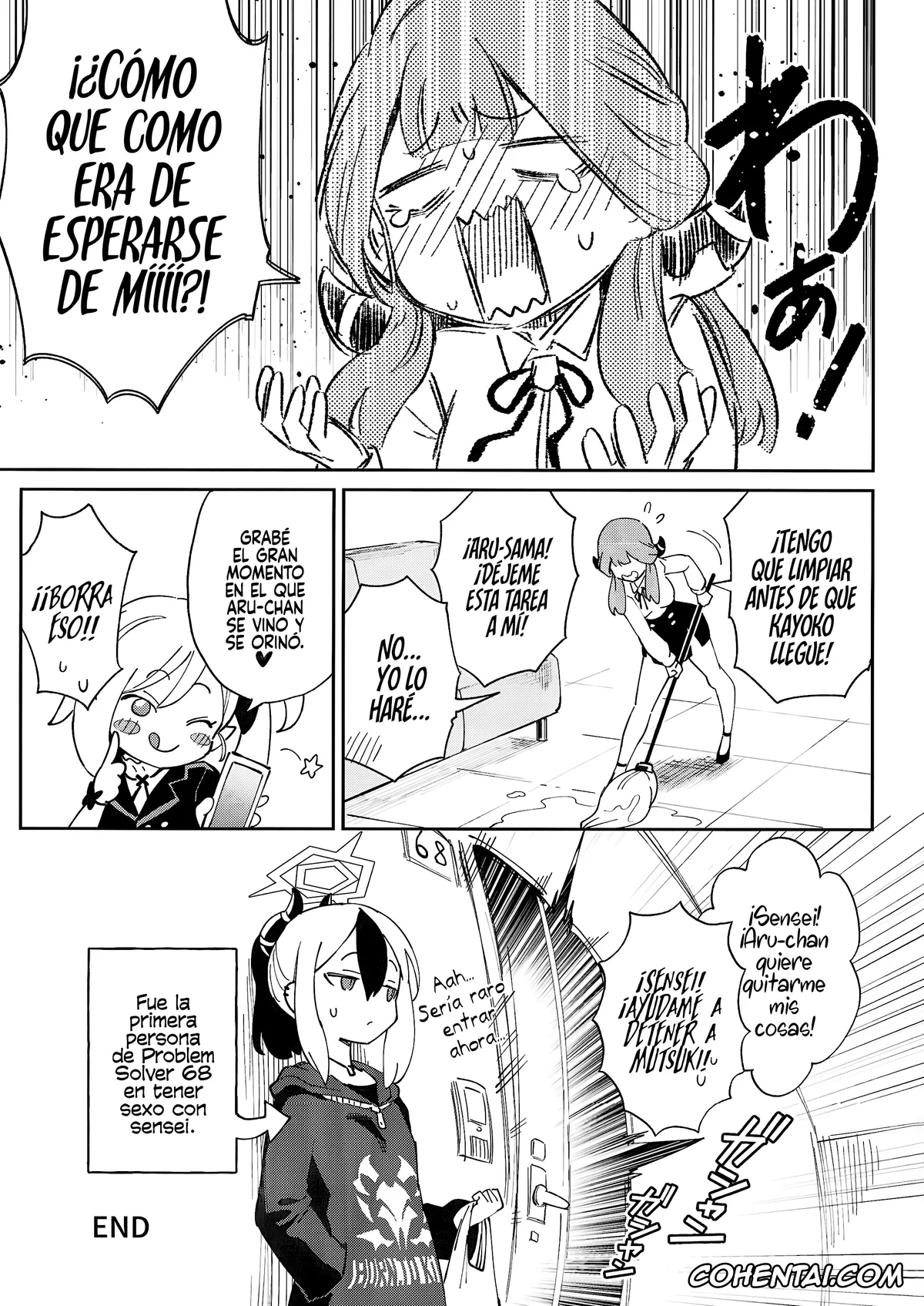 Blue Archive xxx, Aru Rikuhachima xxx, Haruka Igusa xxx, Mutsuki Asagi xxx, Sensei xxx, Sensei to Seito no Kankei tte Konna ni mo Open nanoo!? (Blue Archive), pagina 25