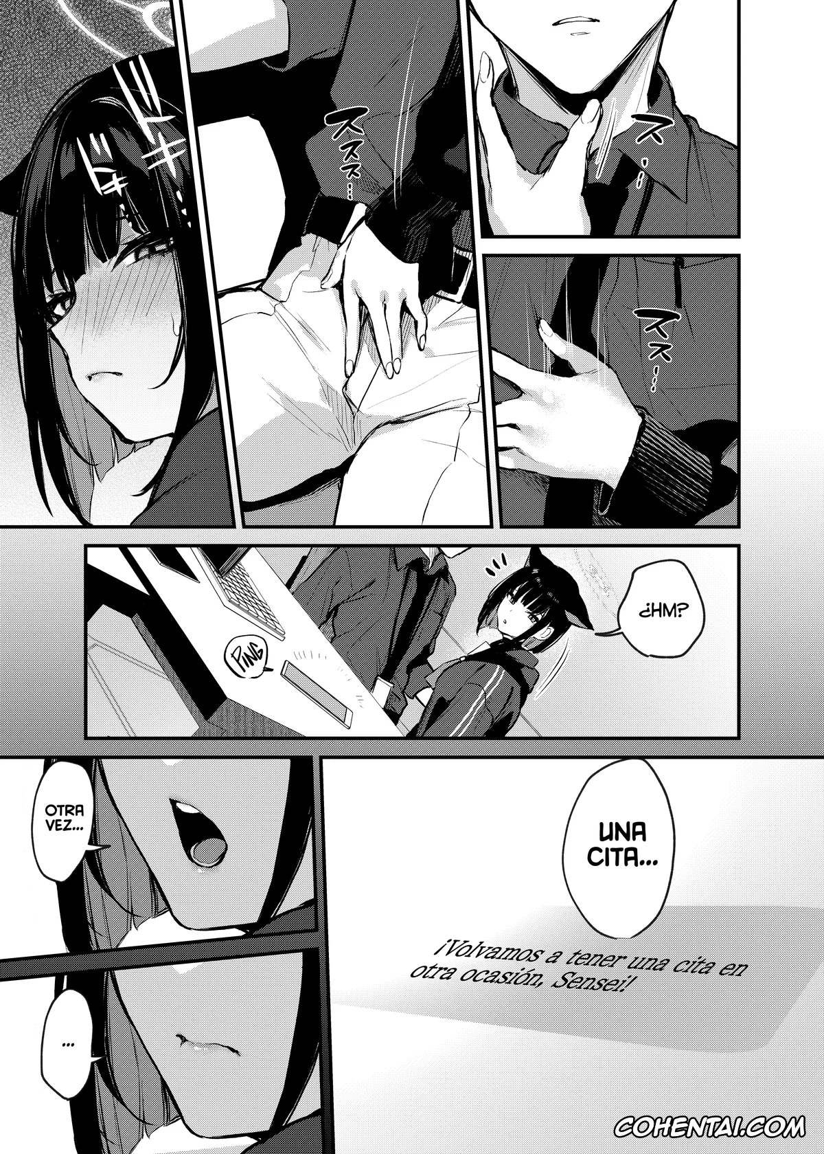 Blue Archive hentai, Kazusa Kyouyama hentai, Sensei hentai, Kyouyama Kazusa no Amai Himitsu (Blue Archive), pagina 6