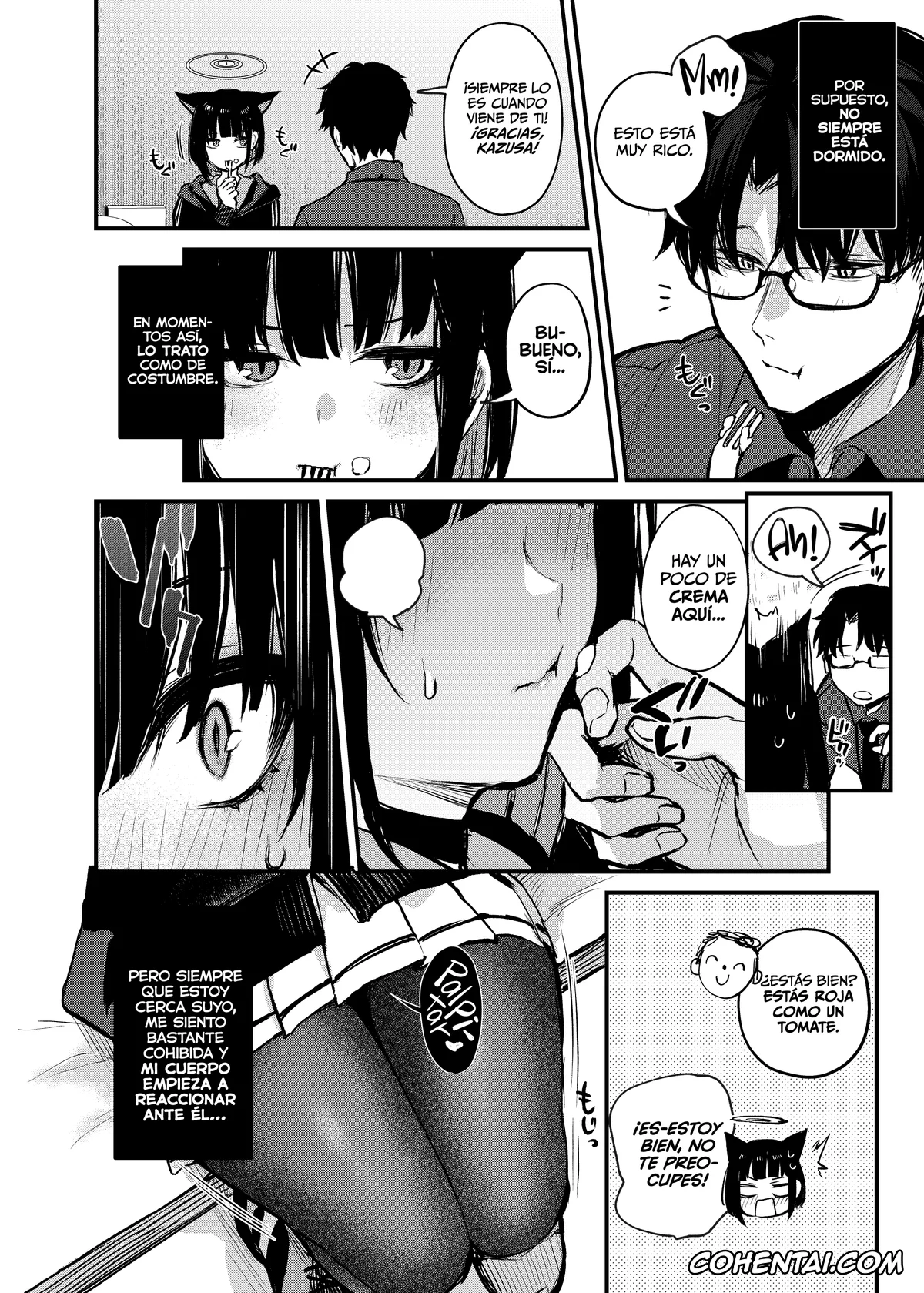 Blue Archive hentai, Kazusa Kyouyama hentai, Sensei hentai, Kyouyama Kazusa no Amai Himitsu (Blue Archive), pagina 15
