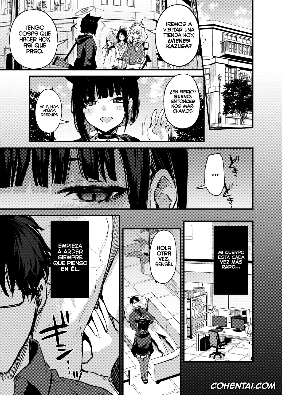 Blue Archive xxx, Kazusa Kyouyama xxx, Sensei xxx, Kyouyama Kazusa no Amai Himitsu (Blue Archive), pagina 16