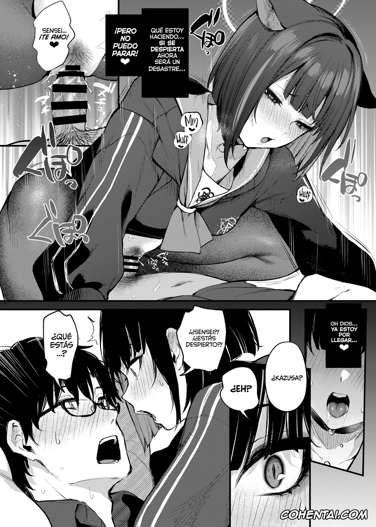 Blue Archive xxx, Kazusa Kyouyama xxx, Sensei xxx, Kyouyama Kazusa no Amai Himitsu (Blue Archive), pagina 19