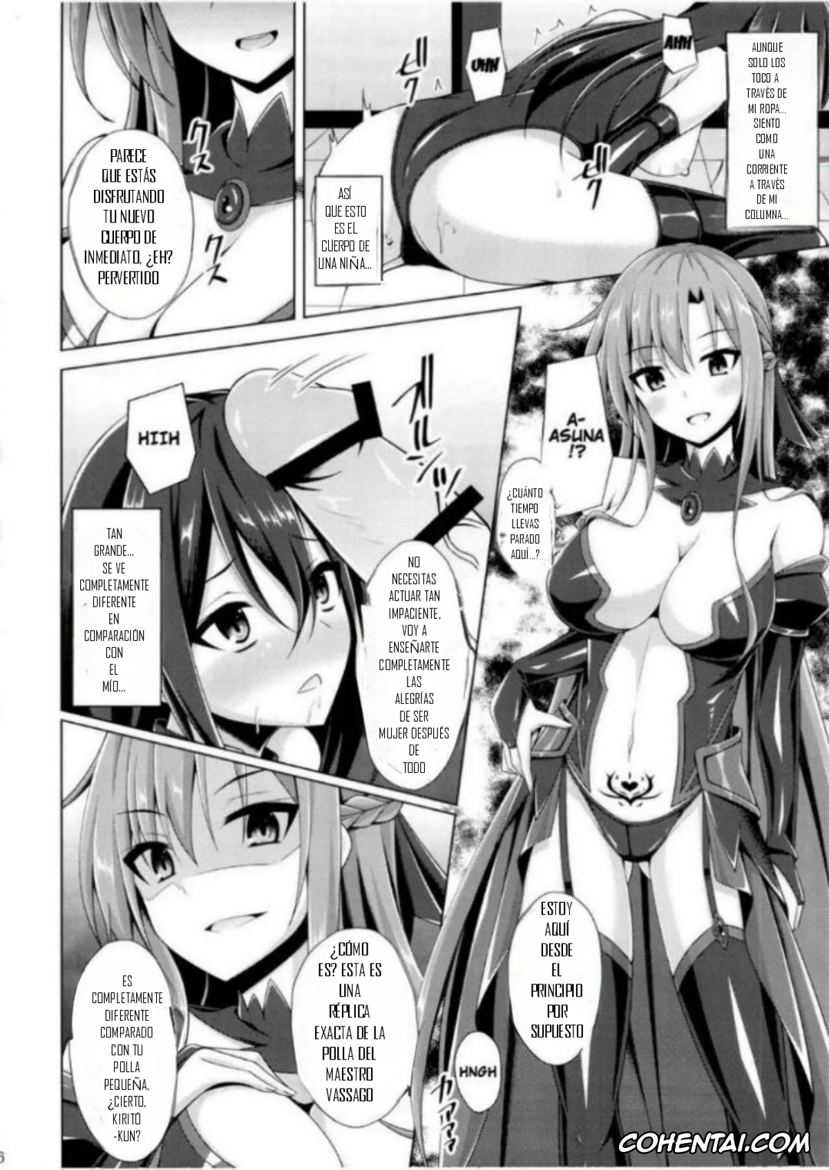 Sword Art Online porno, Asuna Yuuki porno, Kazuto Kirigaya | Kirito porno, Kuro no Kenshito Yobareta Ore wa mou nai… (Sword Art Online), pagina 5