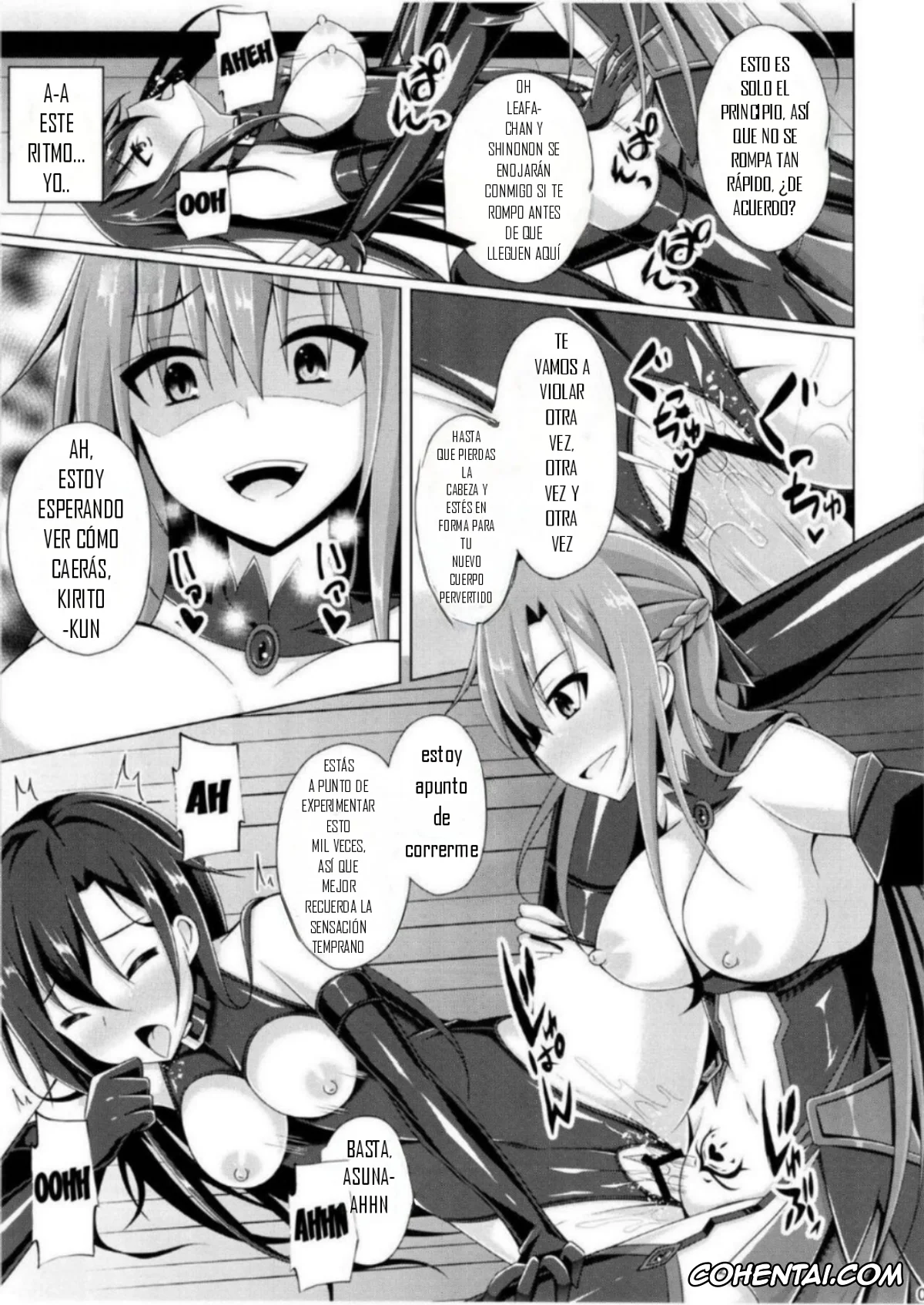 Sword Art Online porno, Asuna Yuuki porno, Kazuto Kirigaya | Kirito porno, Kuro no Kenshito Yobareta Ore wa mou nai… (Sword Art Online), pagina 8