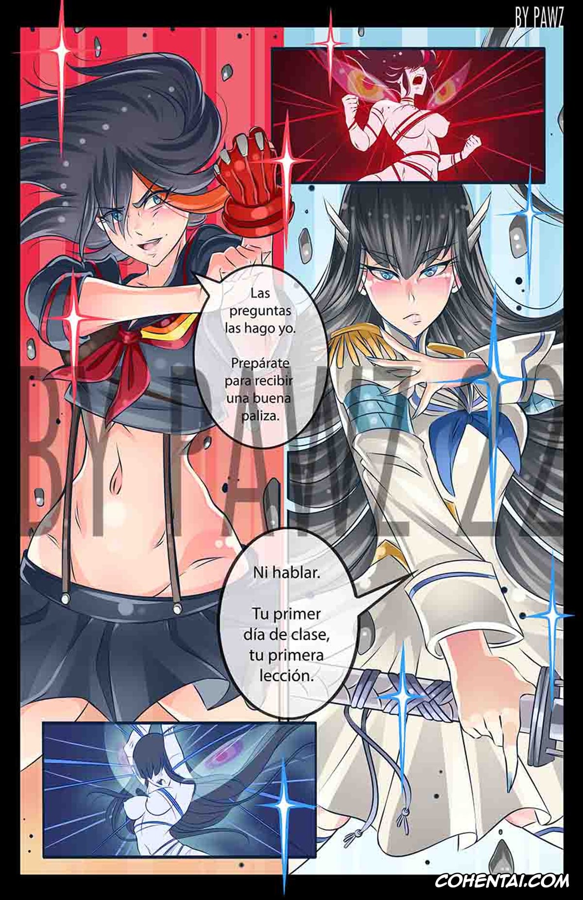 Kill la Kill hentai, Ryuuko Matoi hentai, La chica nueva (Kill la Kill), pagina 6