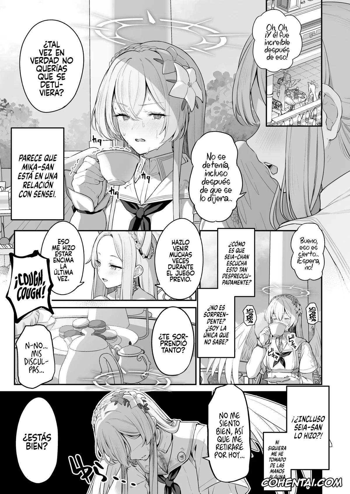 Blue Archive hentai, Nagisa Kirifuji hentai, Sensei hentai, Watashitachi no Tea Party ga Sukebe na Hazu Arimasen!! (Blue Archive), pagina 3