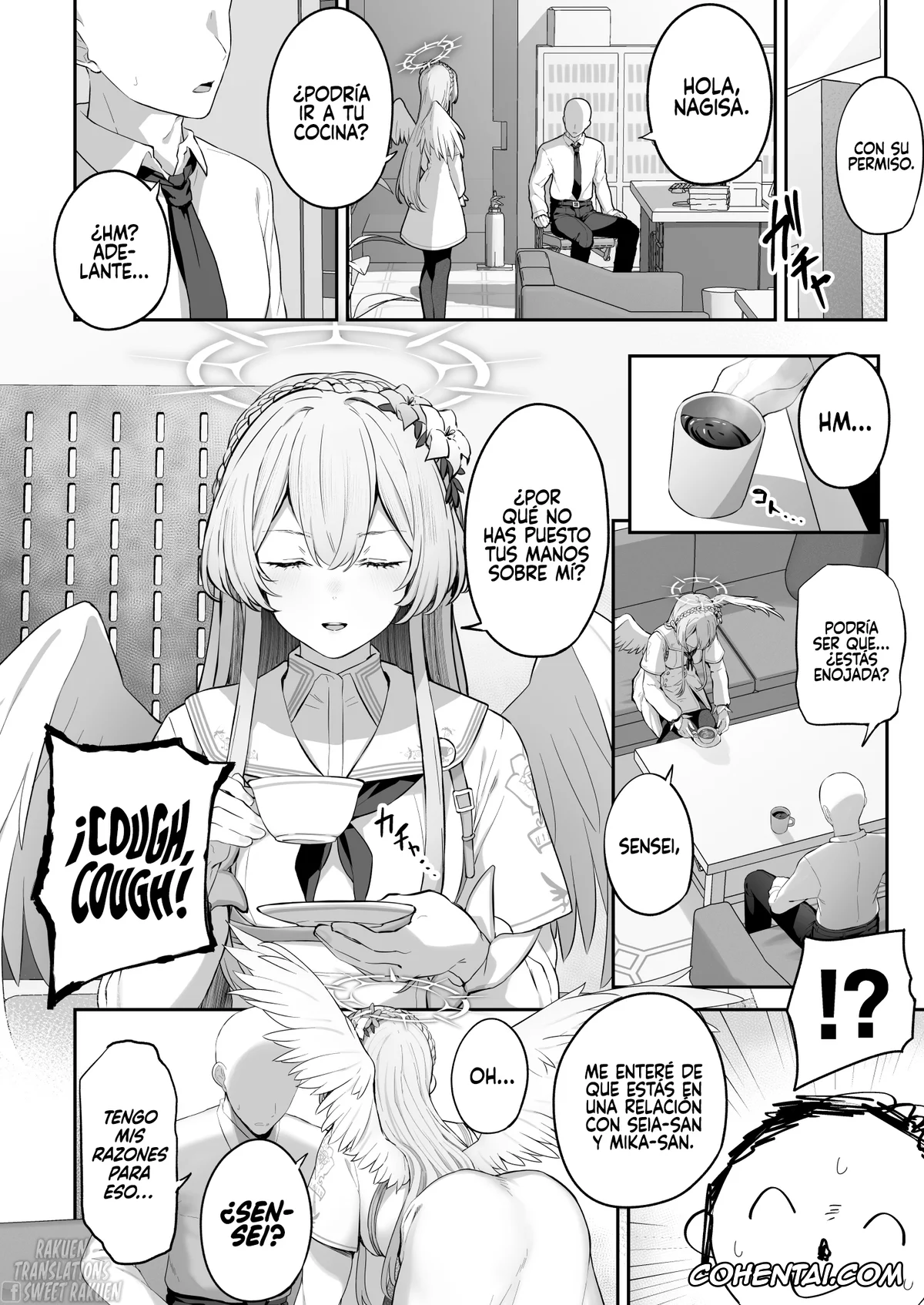Blue Archive xxx, Nagisa Kirifuji xxx, Sensei xxx, Watashitachi no Tea Party ga Sukebe na Hazu Arimasen!! (Blue Archive), pagina 4