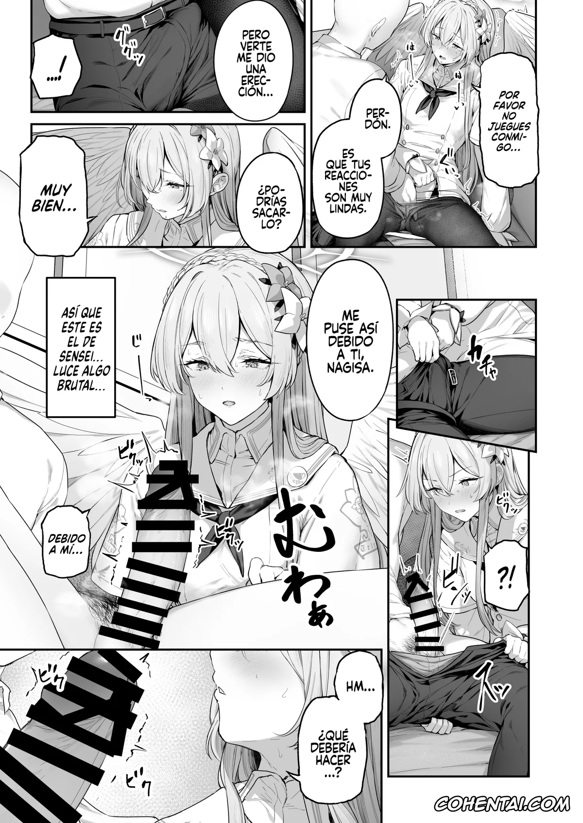 Blue Archive hentai, Nagisa Kirifuji hentai, Sensei hentai, Watashitachi no Tea Party ga Sukebe na Hazu Arimasen!! (Blue Archive), pagina 9