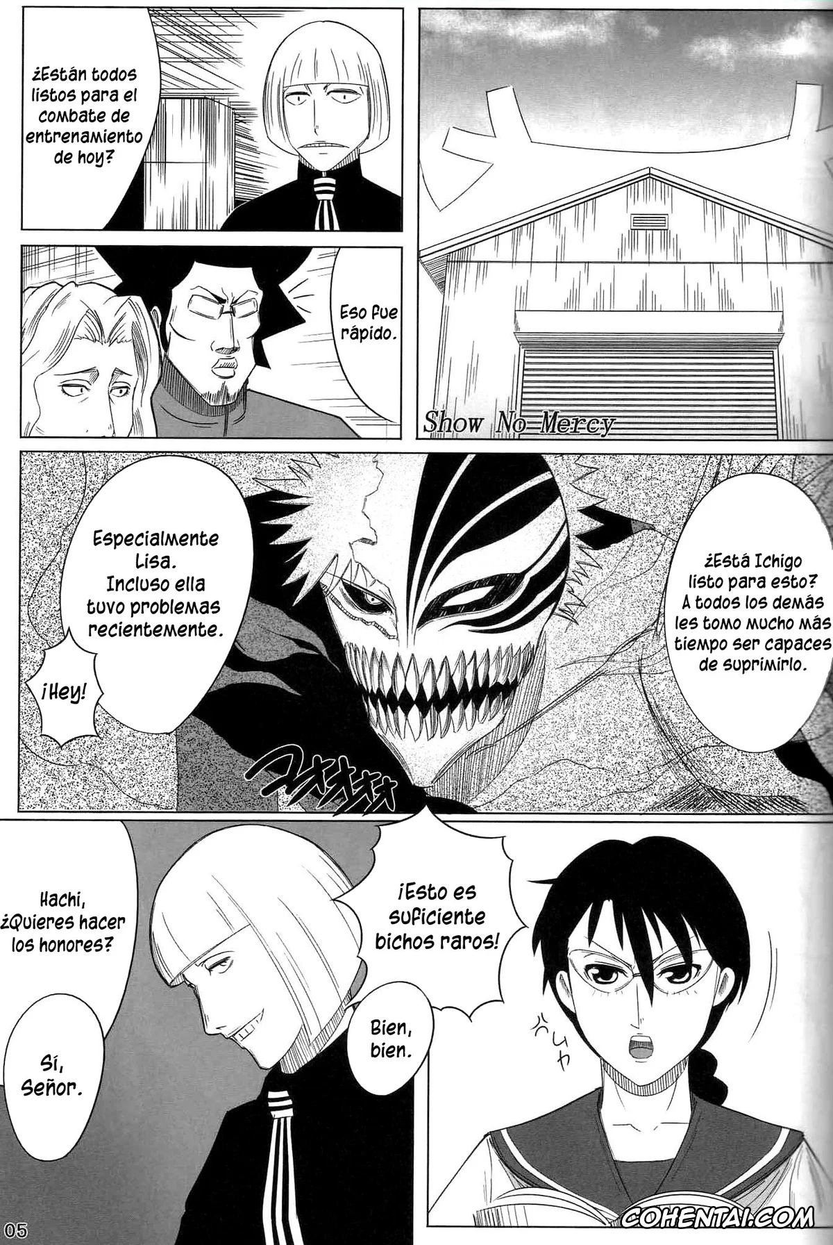 Bleach xxx, Kukaku Shiba xxx, Lisa Yadomaru xxx, Soi Fon xxx, Yoruichi Shihoin xxx, Snow No Mercy (Bleach), pagina 4