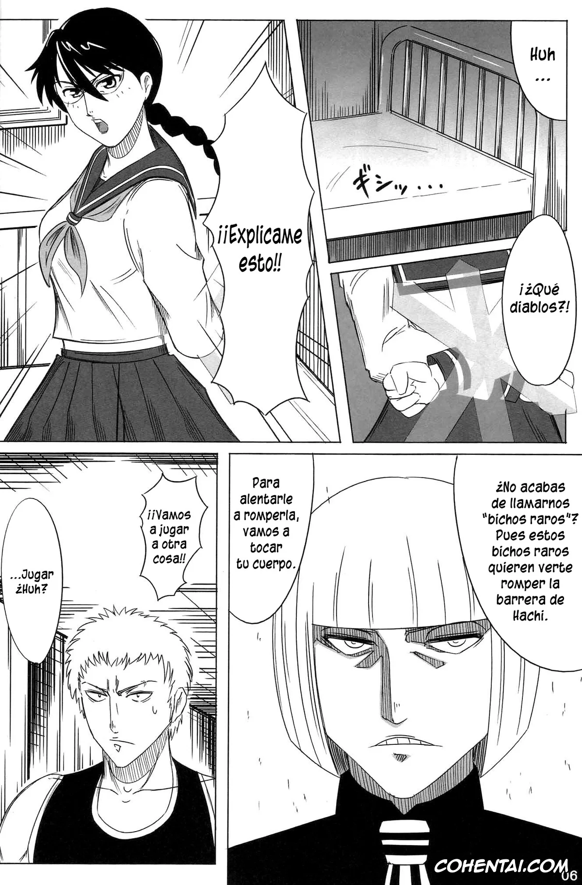 Bleach porno, Kukaku Shiba porno, Lisa Yadomaru porno, Soi Fon porno, Yoruichi Shihoin porno, Snow No Mercy (Bleach), pagina 5